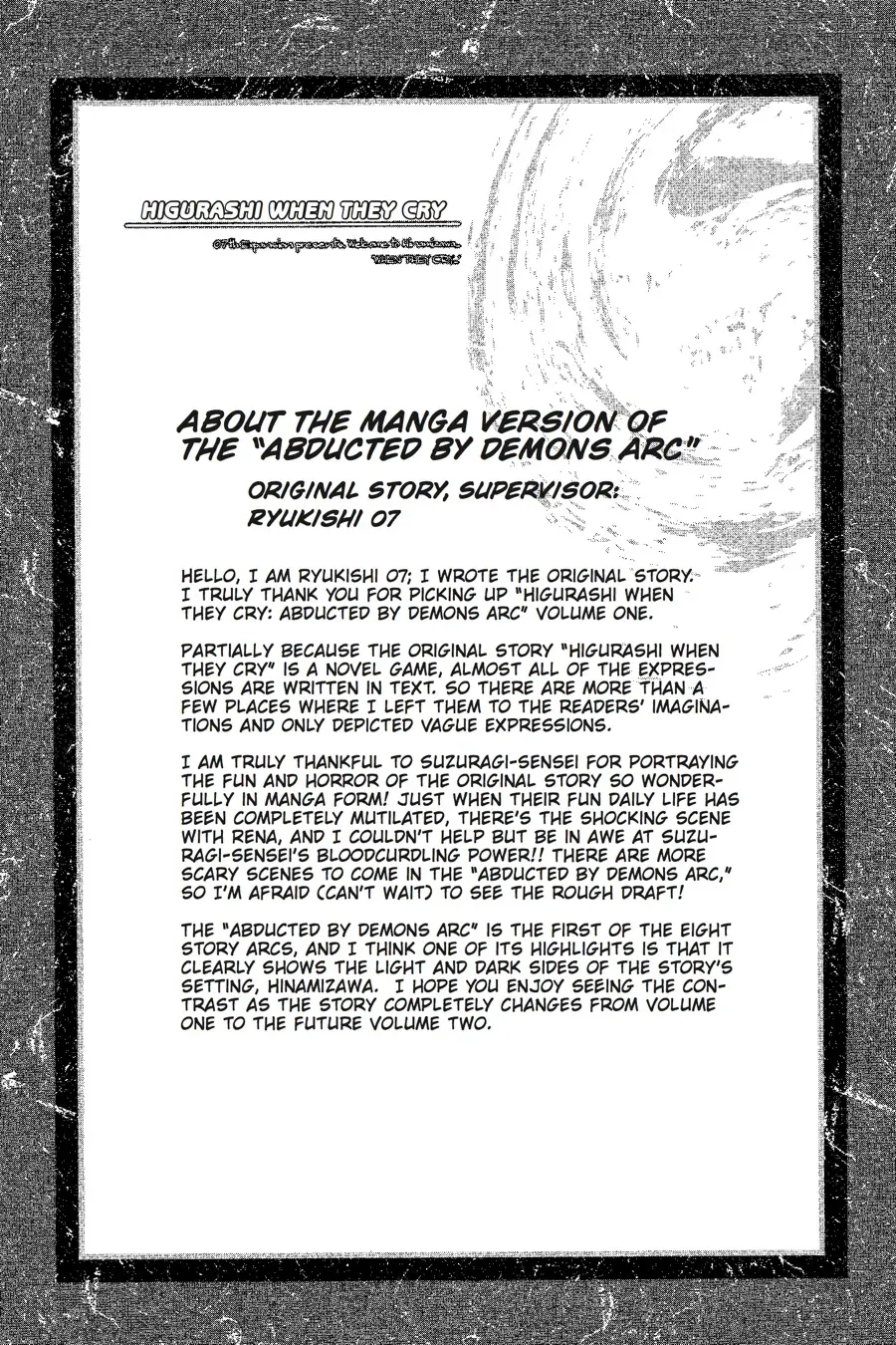 Higurashi WHEN THEY CRY: Abducted by Demons Arc Chapter 3 page 56 - 