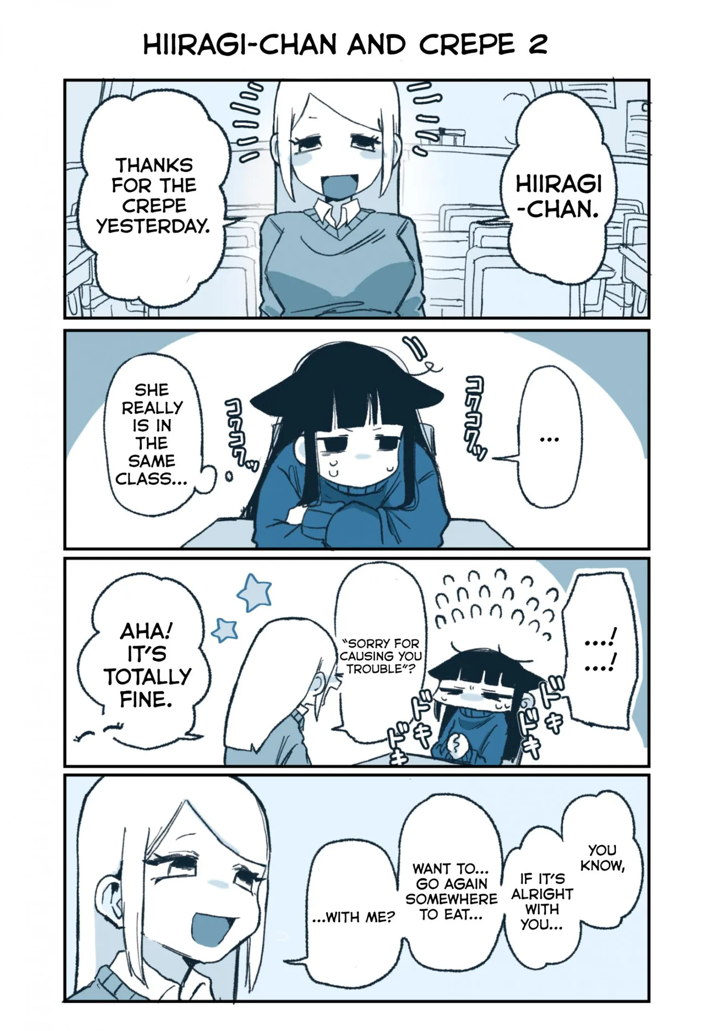 Hiiragi-chan & Tomikawa-chan Chapter 2 page 1 - 