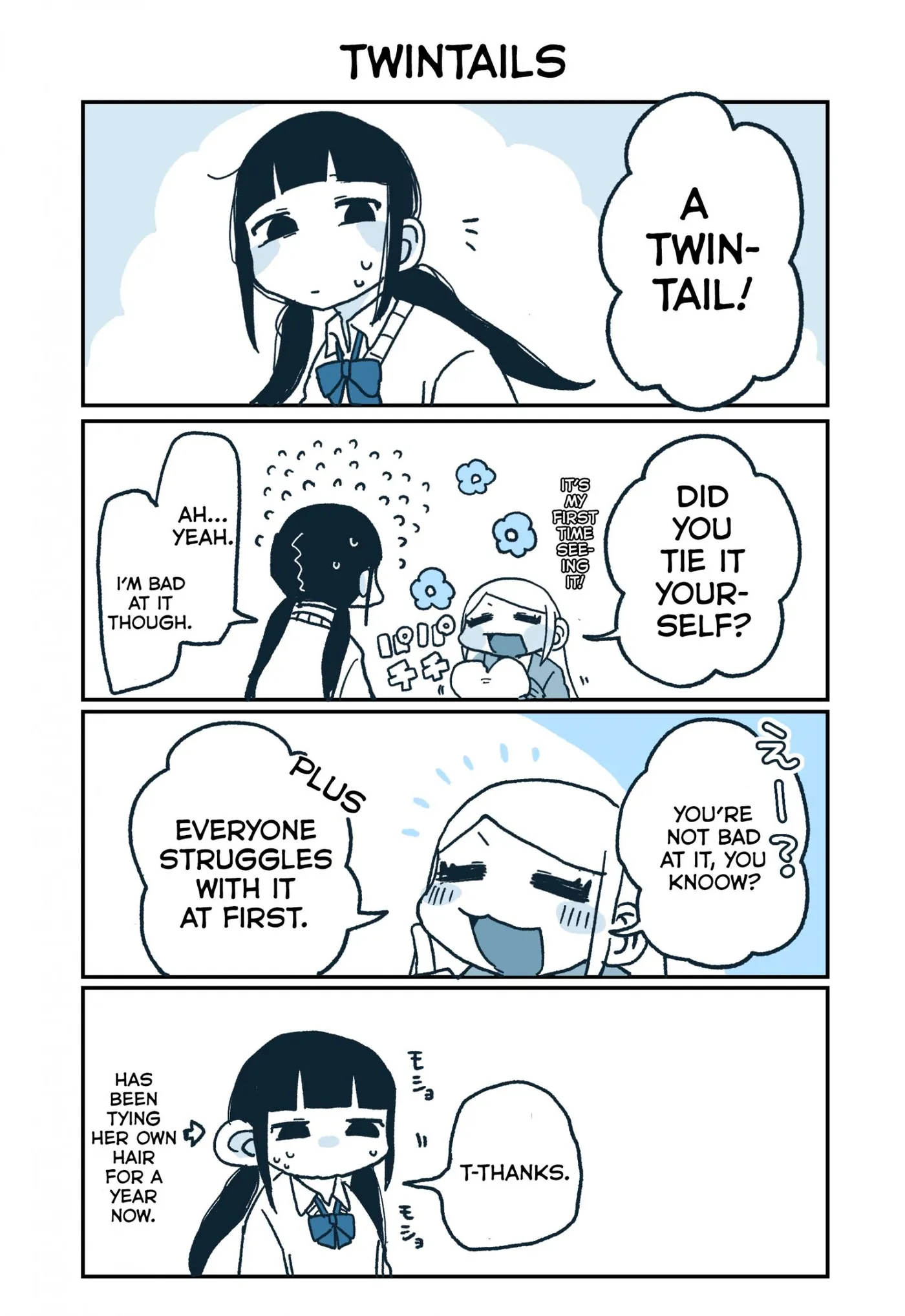 Hiiragi-chan & Tomikawa-chan Chapter 5 page 1 - 