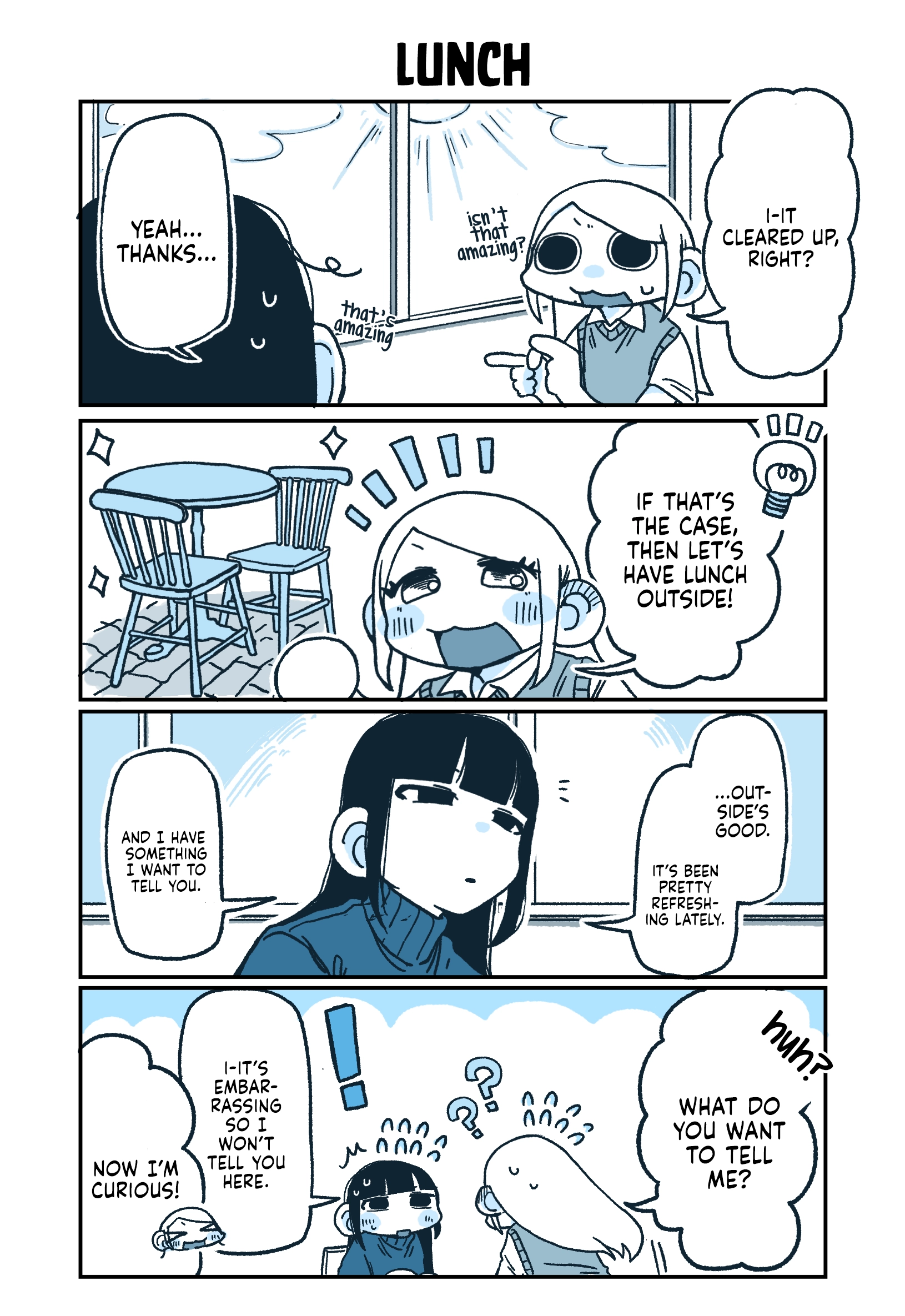 Hiiragi-chan & Tomikawa-chan Chapter 60 page 1 - 