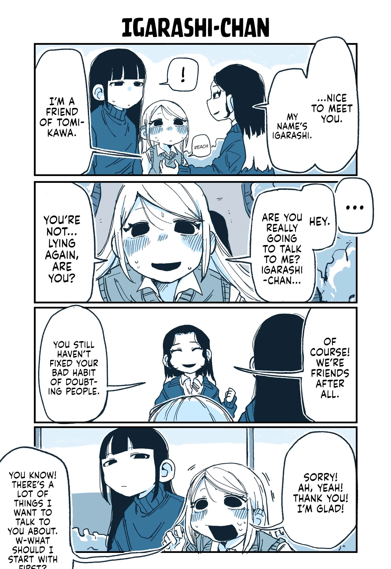 Hiiragi-chan & Tomikawa-chan Chapter 63 page 1 - 