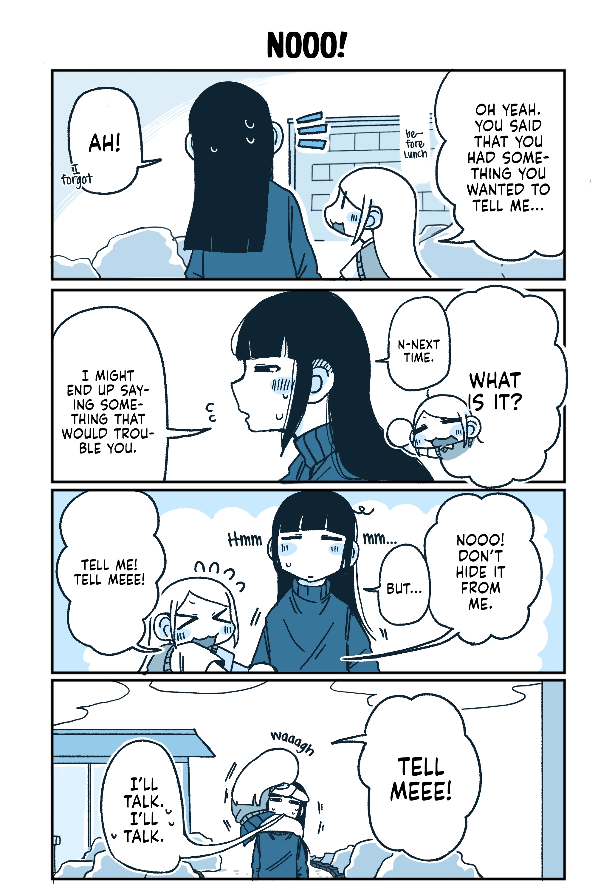 Hiiragi-chan & Tomikawa-chan Chapter 68 page 1 - 