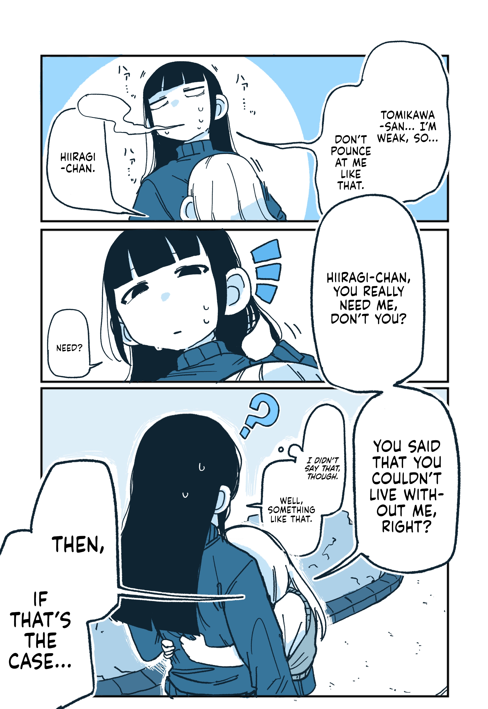Hiiragi-chan & Tomikawa-chan Chapter 70 page 2 - 