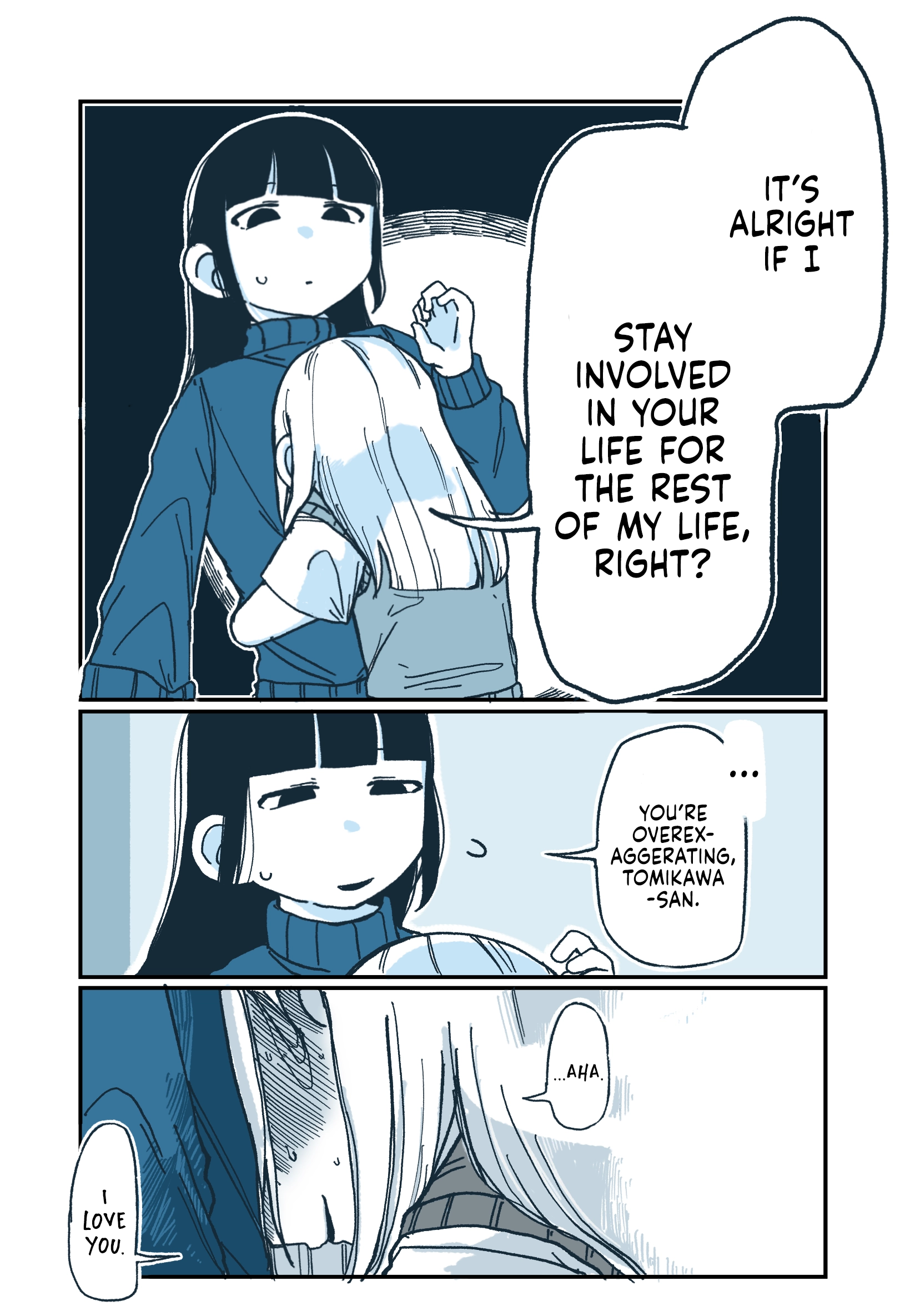 Hiiragi-chan & Tomikawa-chan Chapter 70 page 3 - 