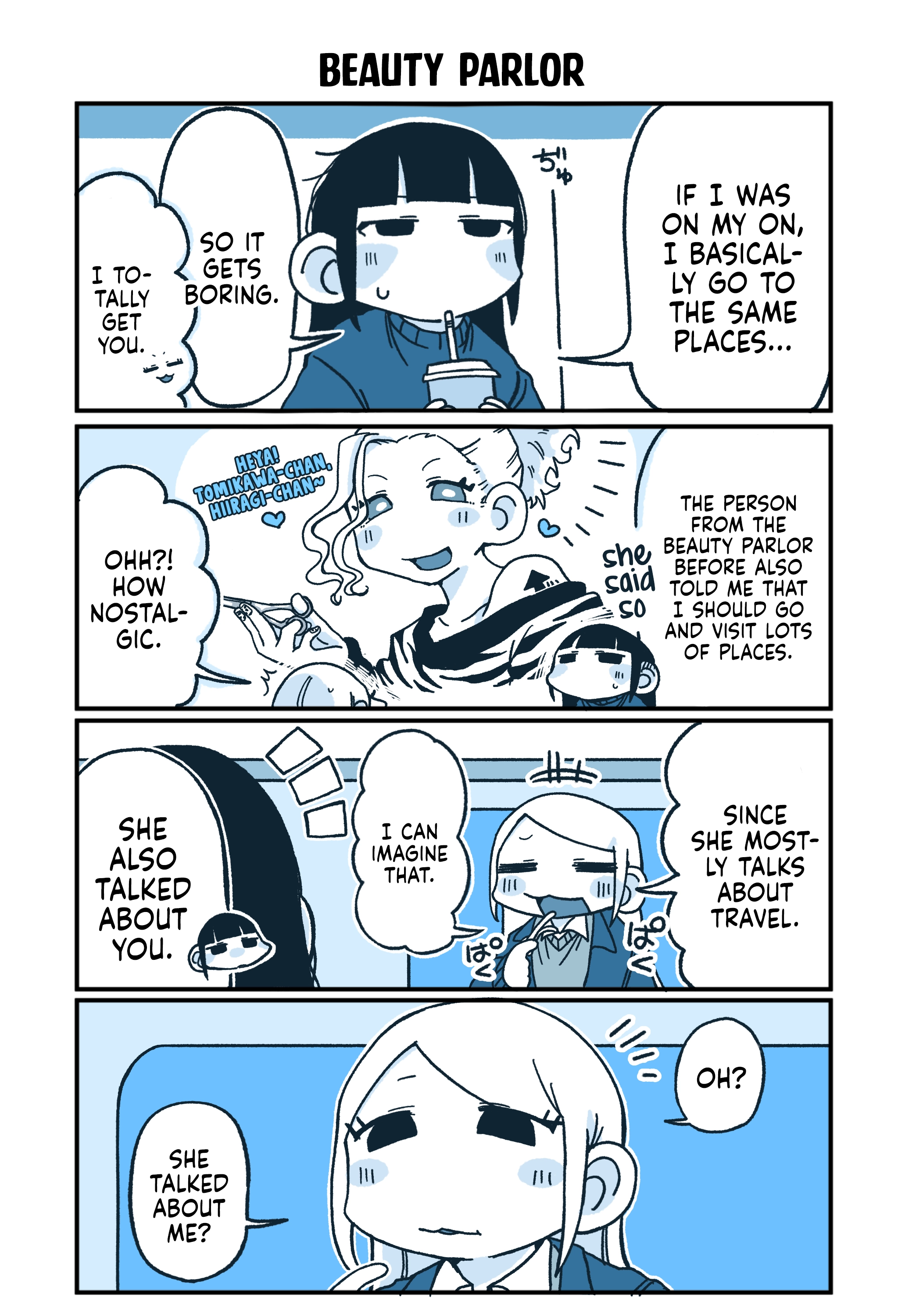 Hiiragi-chan & Tomikawa-chan Chapter 81 page 1 - 