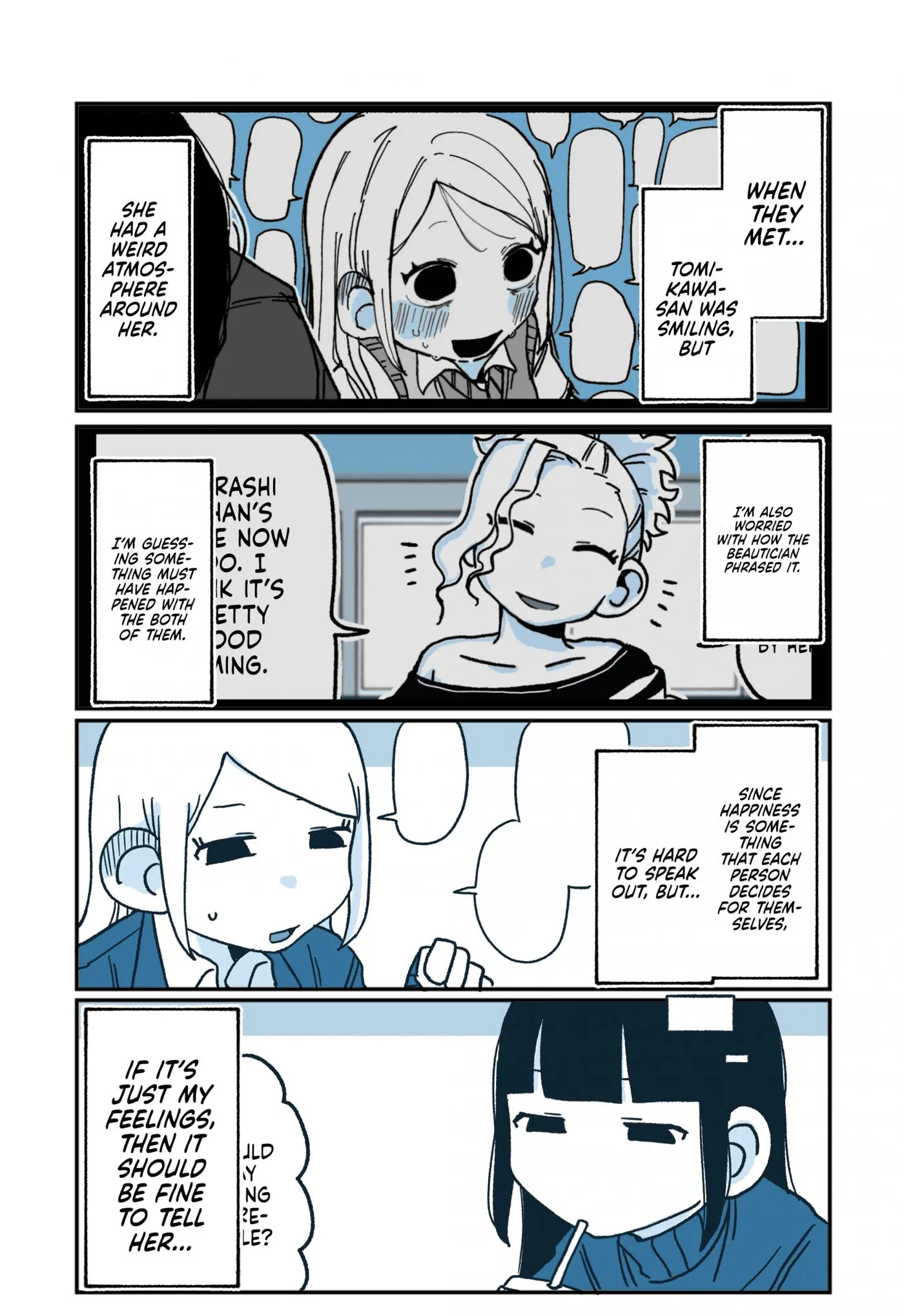 Hiiragi-chan & Tomikawa-chan Chapter 84 page 4 - 