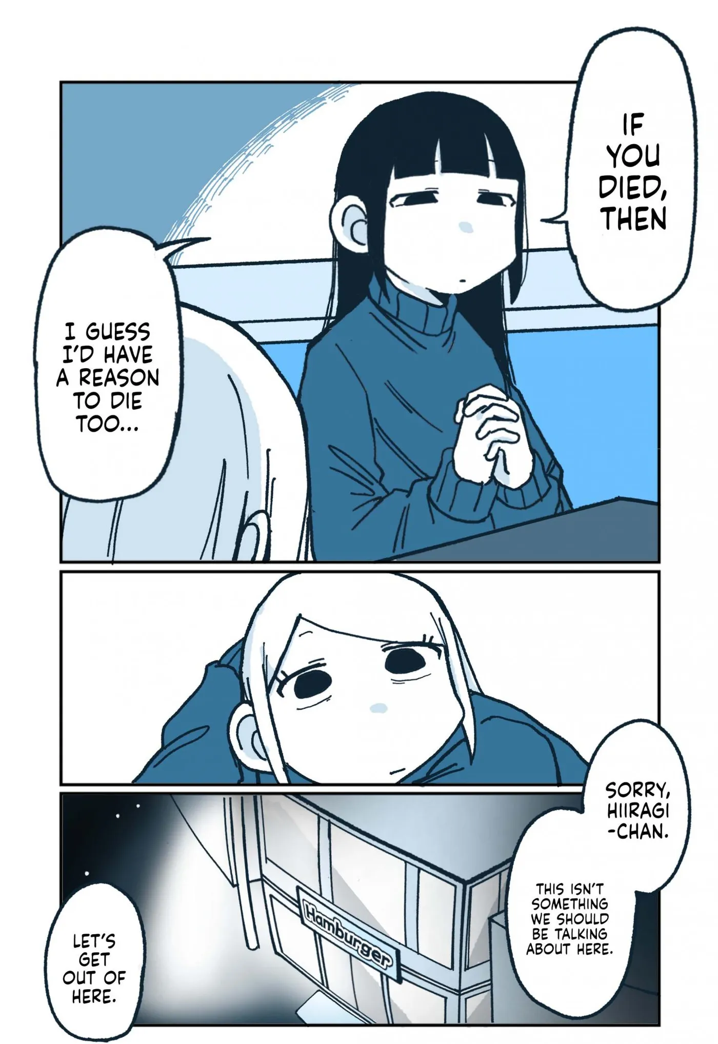 Hiiragi-chan & Tomikawa-chan Chapter 88 page 3 - 