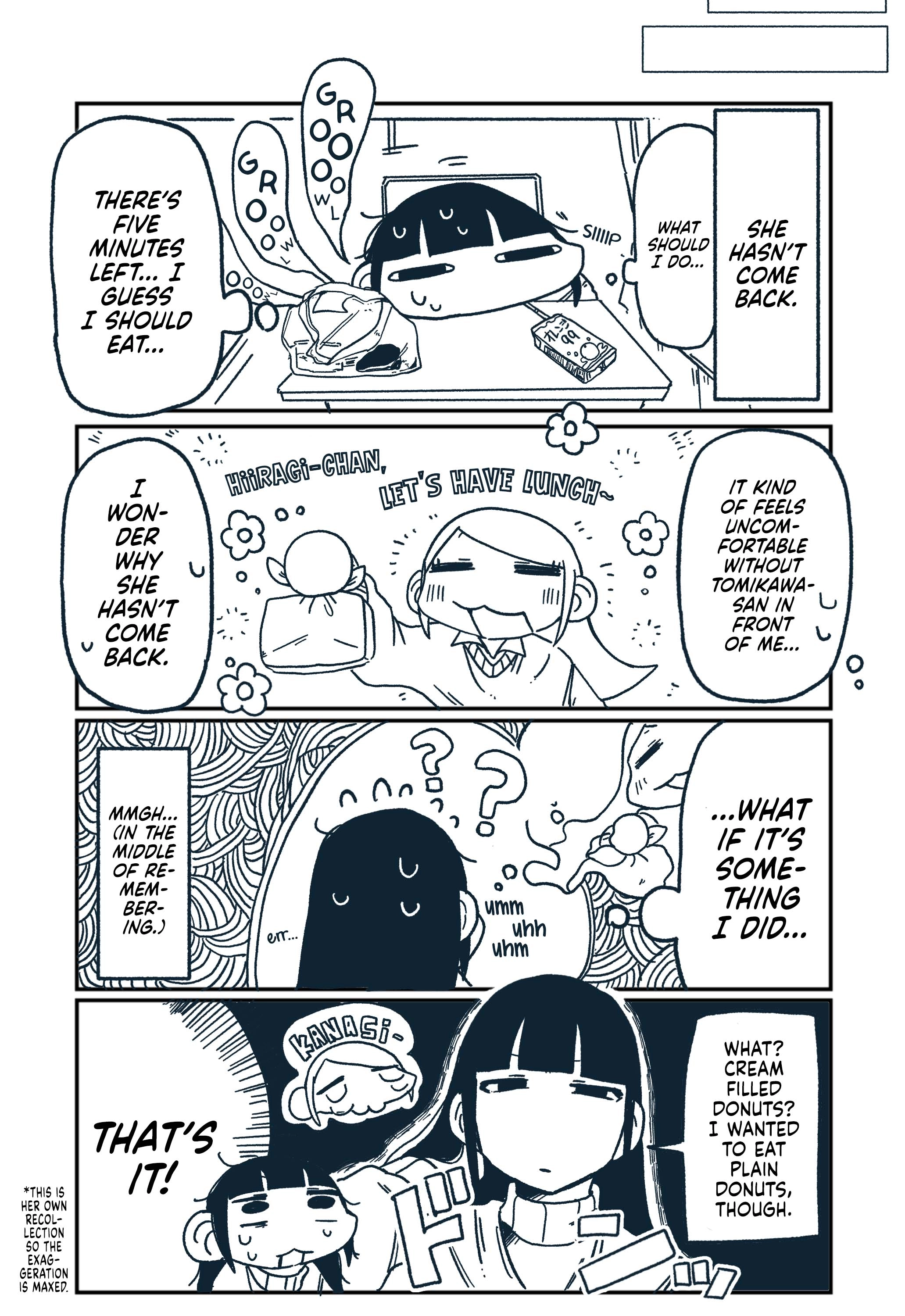 Hiiragi-chan & Tomikawa-chan Chapter 91 page 8 - 