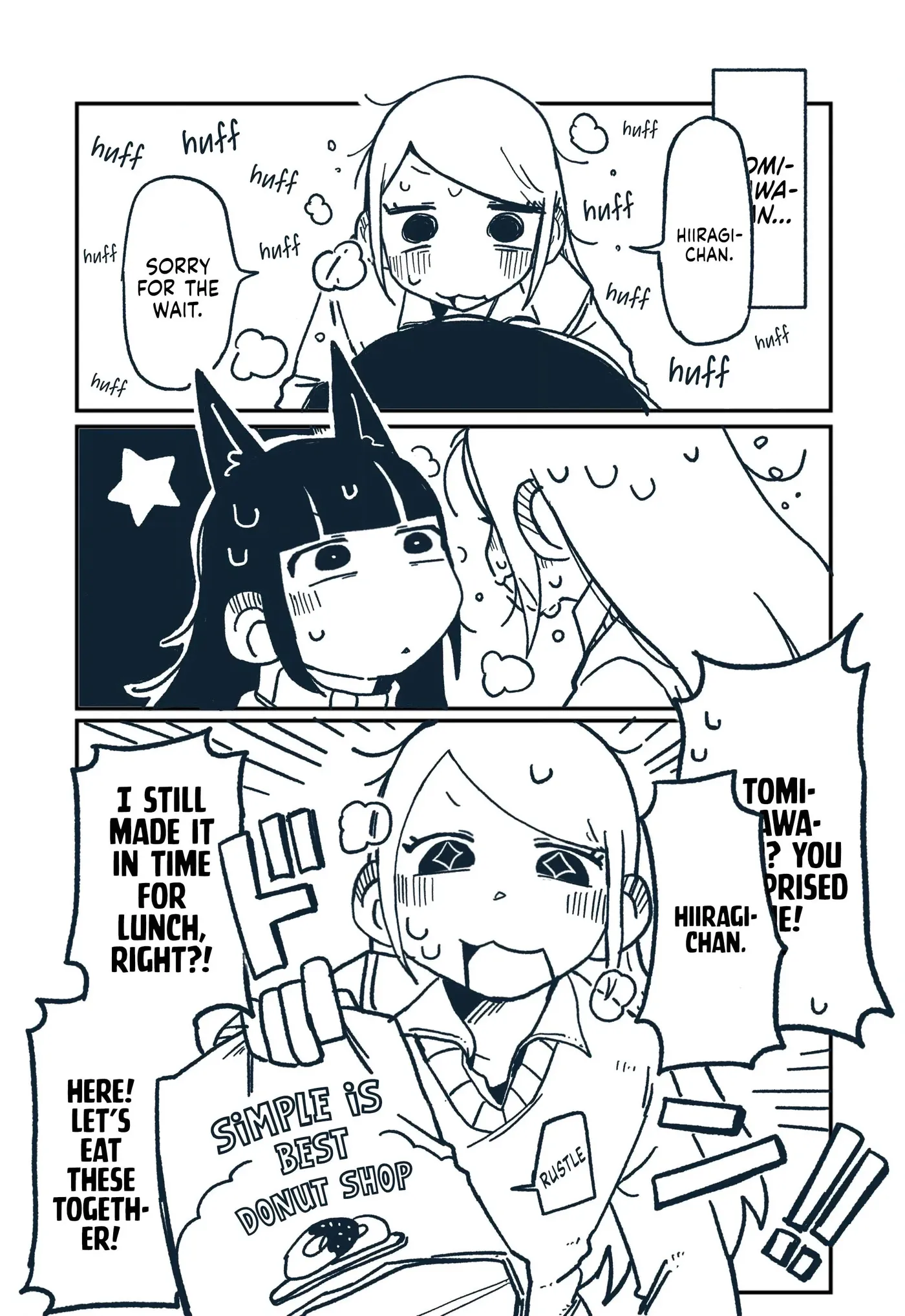 Hiiragi-chan & Tomikawa-chan Chapter 91 page 10 - 