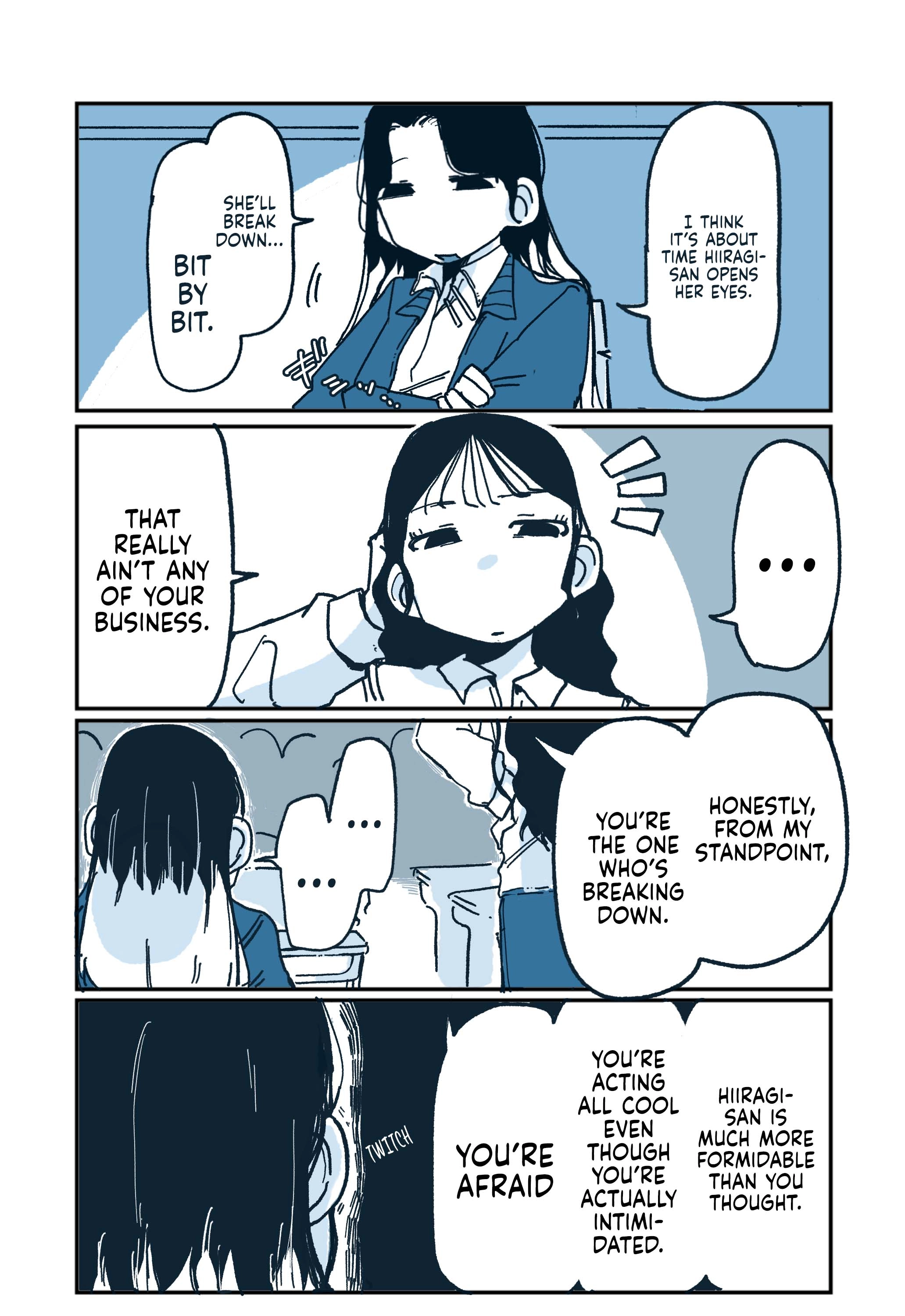 Hiiragi-chan & Tomikawa-chan Chapter 92 page 15 - 