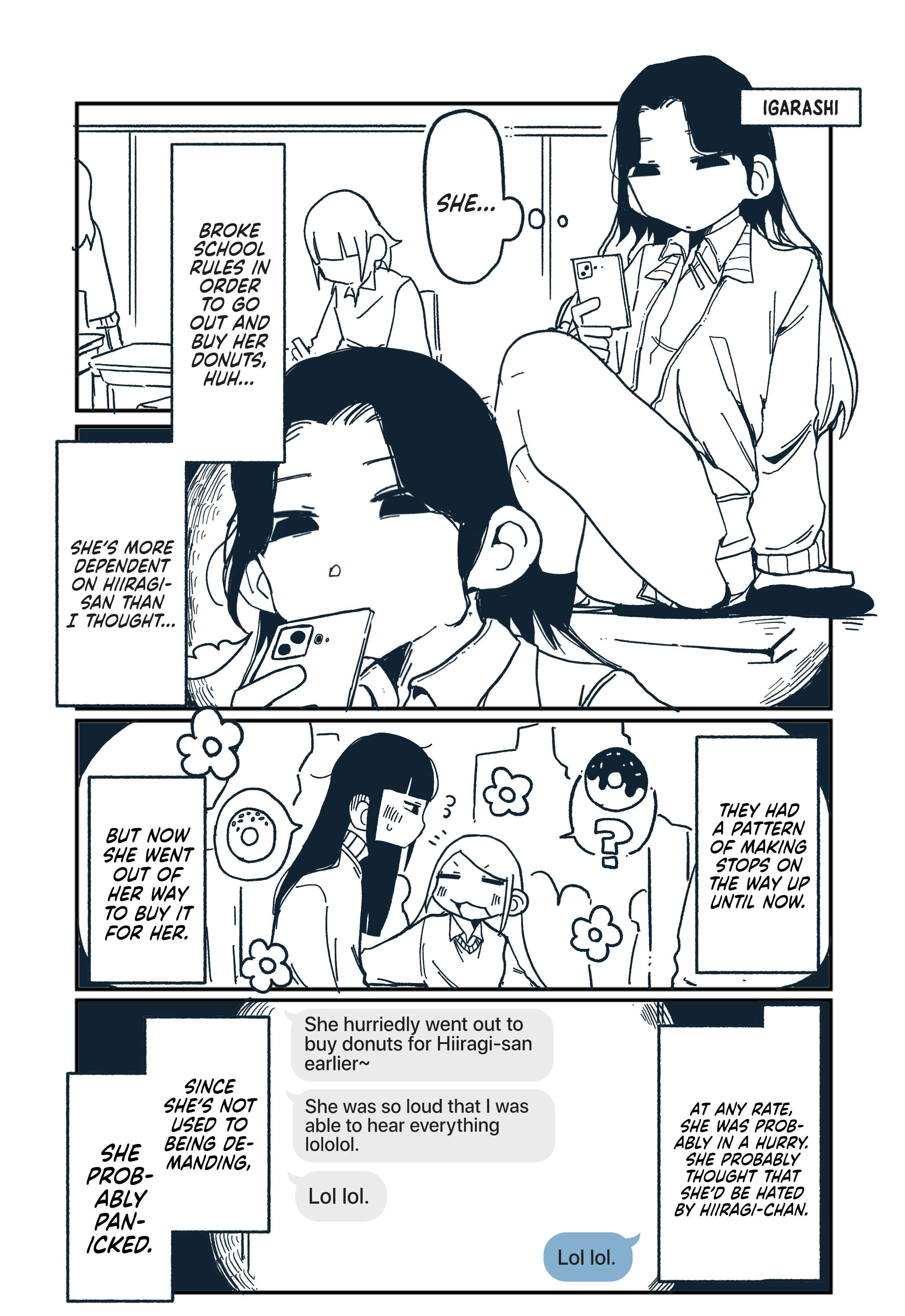 Hiiragi-chan & Tomikawa-chan Chapter 92 page 6 - 