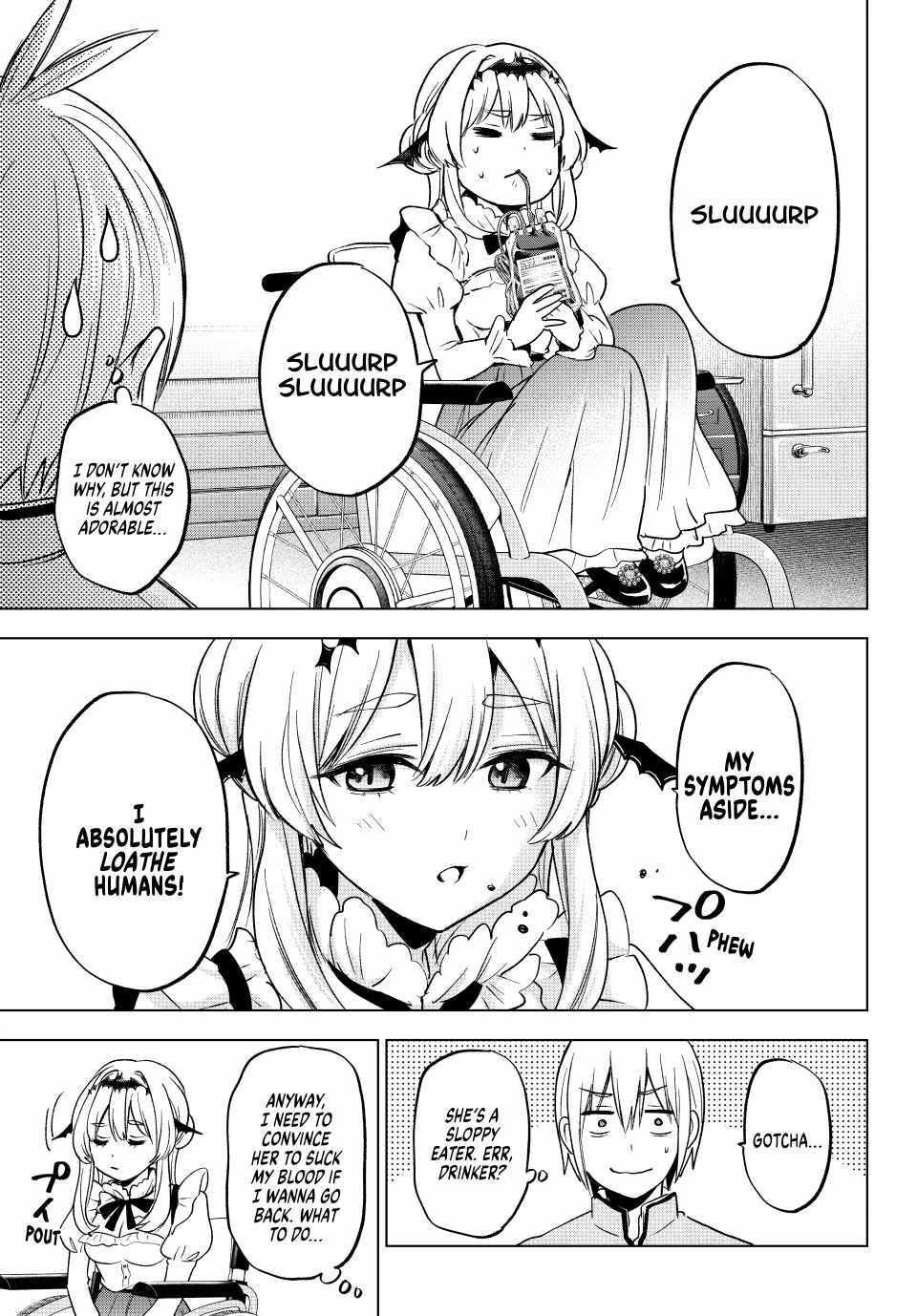Hiiragi-san Chi no Kyuuketsu Jijou Chapter 17 page 7 - 