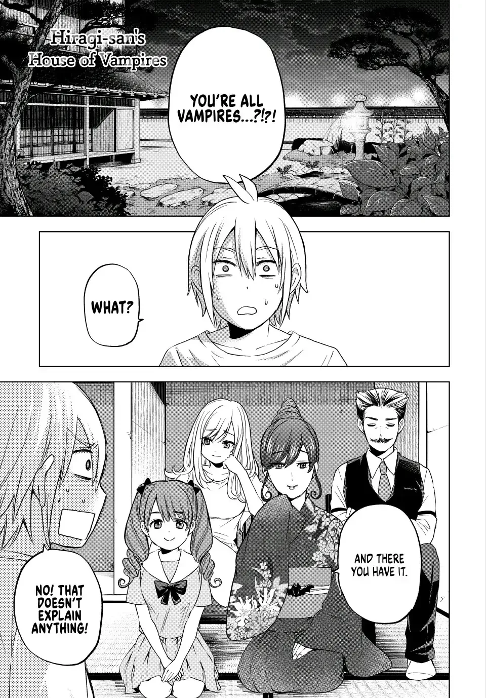 Hiiragi-san Chi no Kyuuketsu Jijou Chapter 2.1 page 1 - 