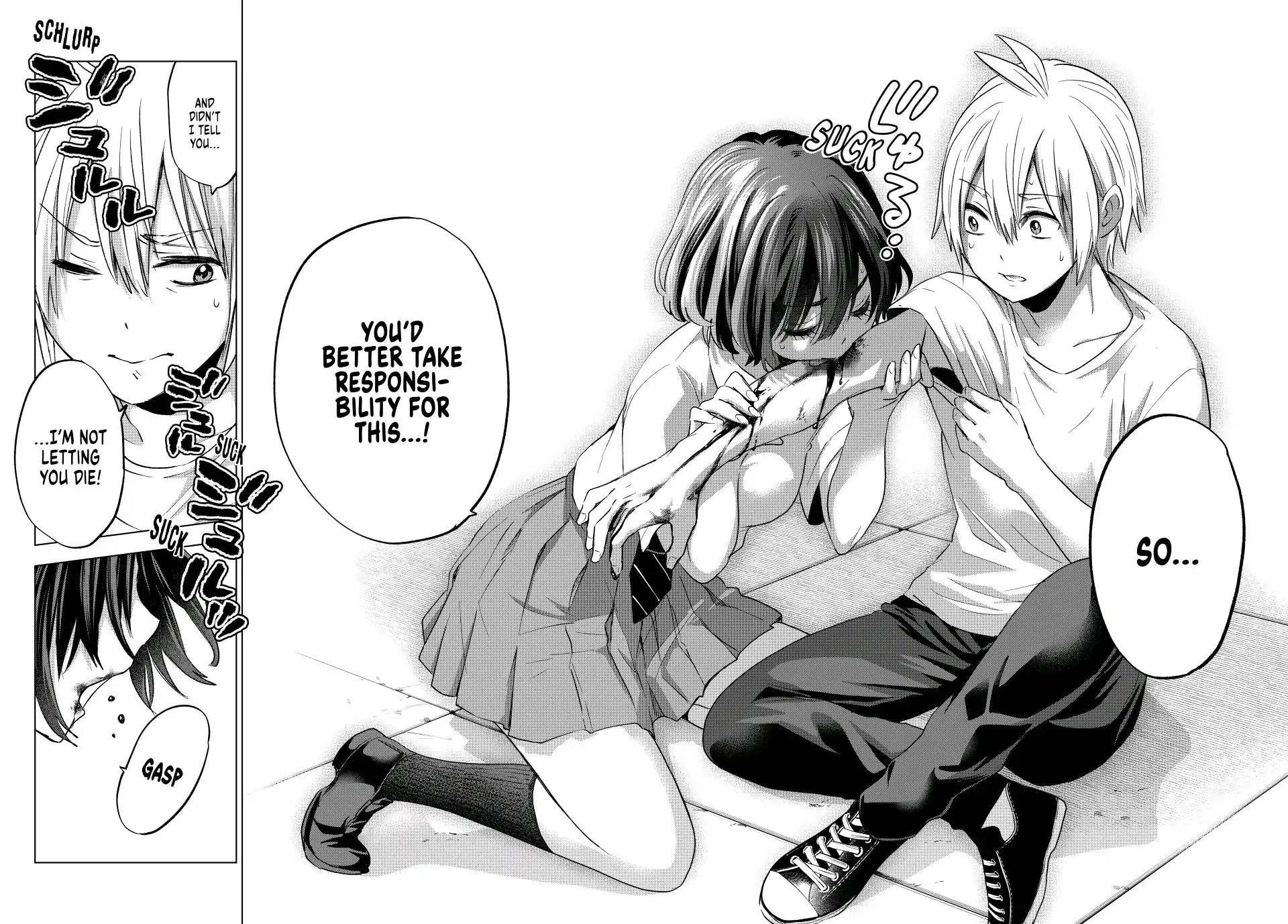 Hiiragi-san Chi no Kyuuketsu Jijou Chapter 3.2 page 8 - 
