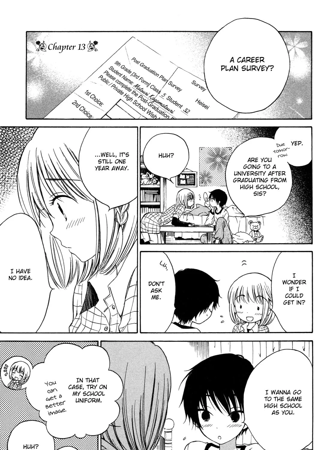 Himawari-san Chapter 13 page 1 - 
