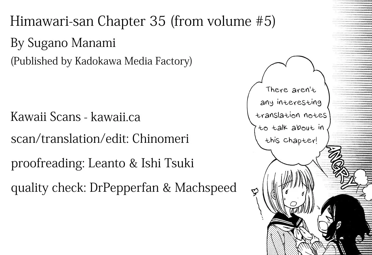 Himawari-san Chapter 35 page 37 - 