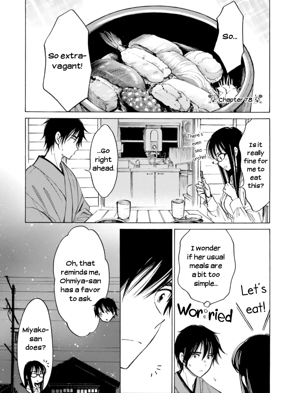 Himawari-san Chapter 78 page 1 - 