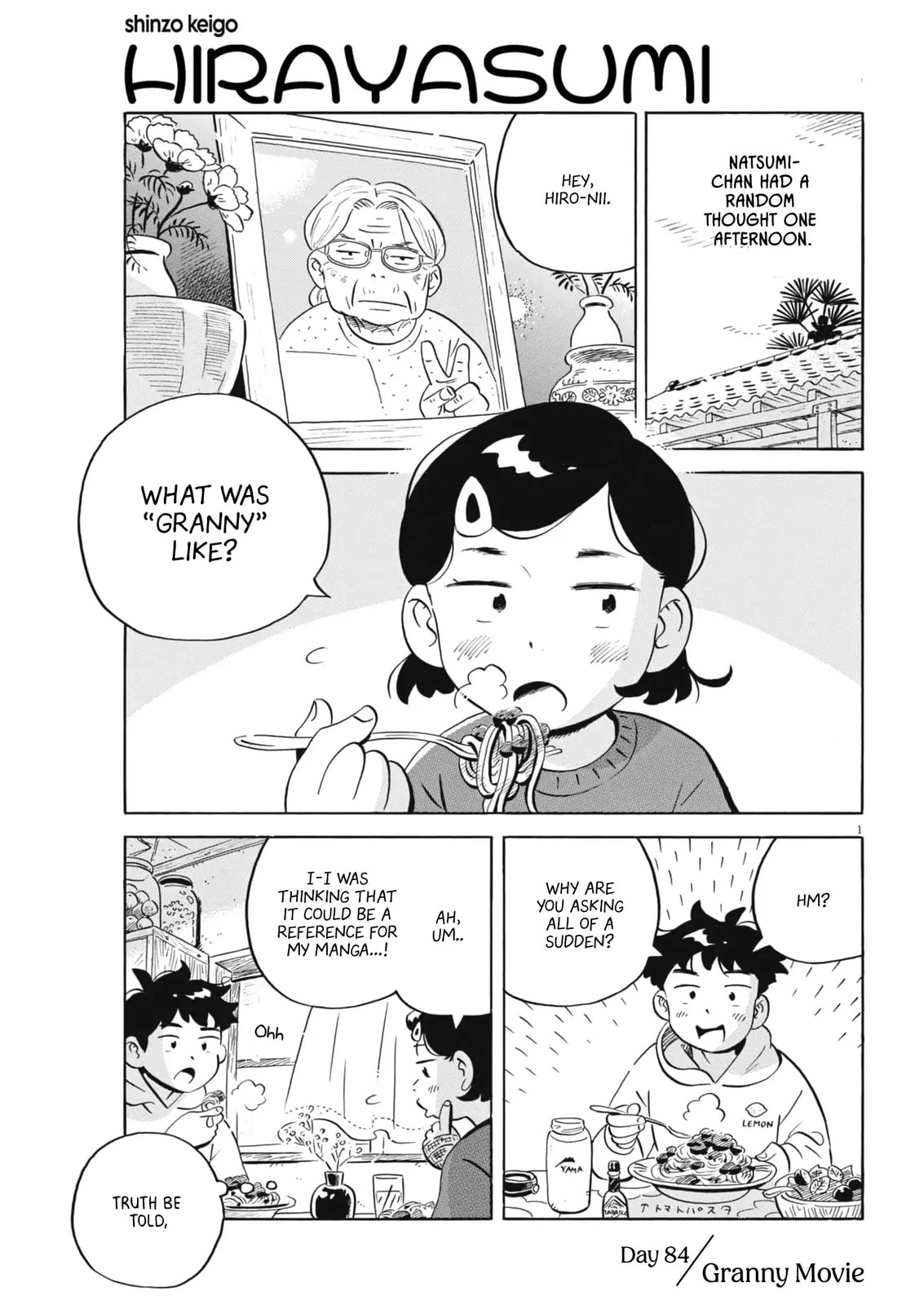 Hirayasumi Chapter 84 page 1 - 