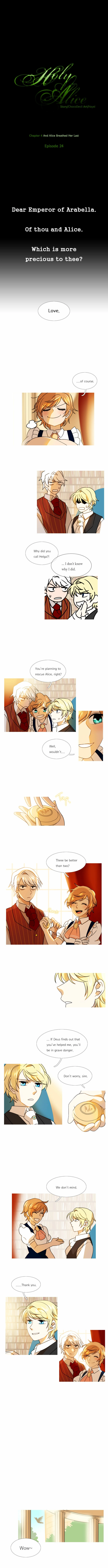 Holy Alice Chapter 24 page 1 - 
