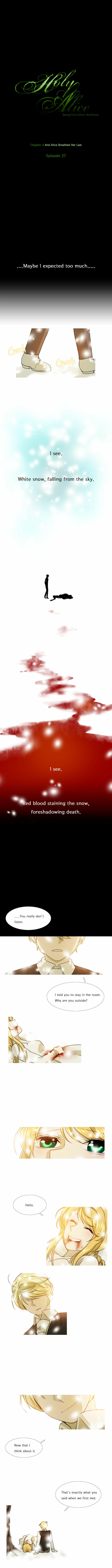 Holy Alice Chapter 27 page 1 - 