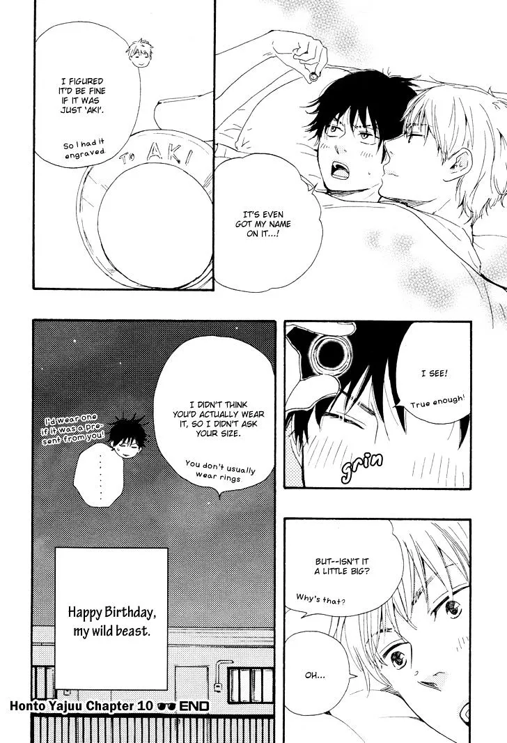 Honto Yajuu Chapter 10 page 41 - 