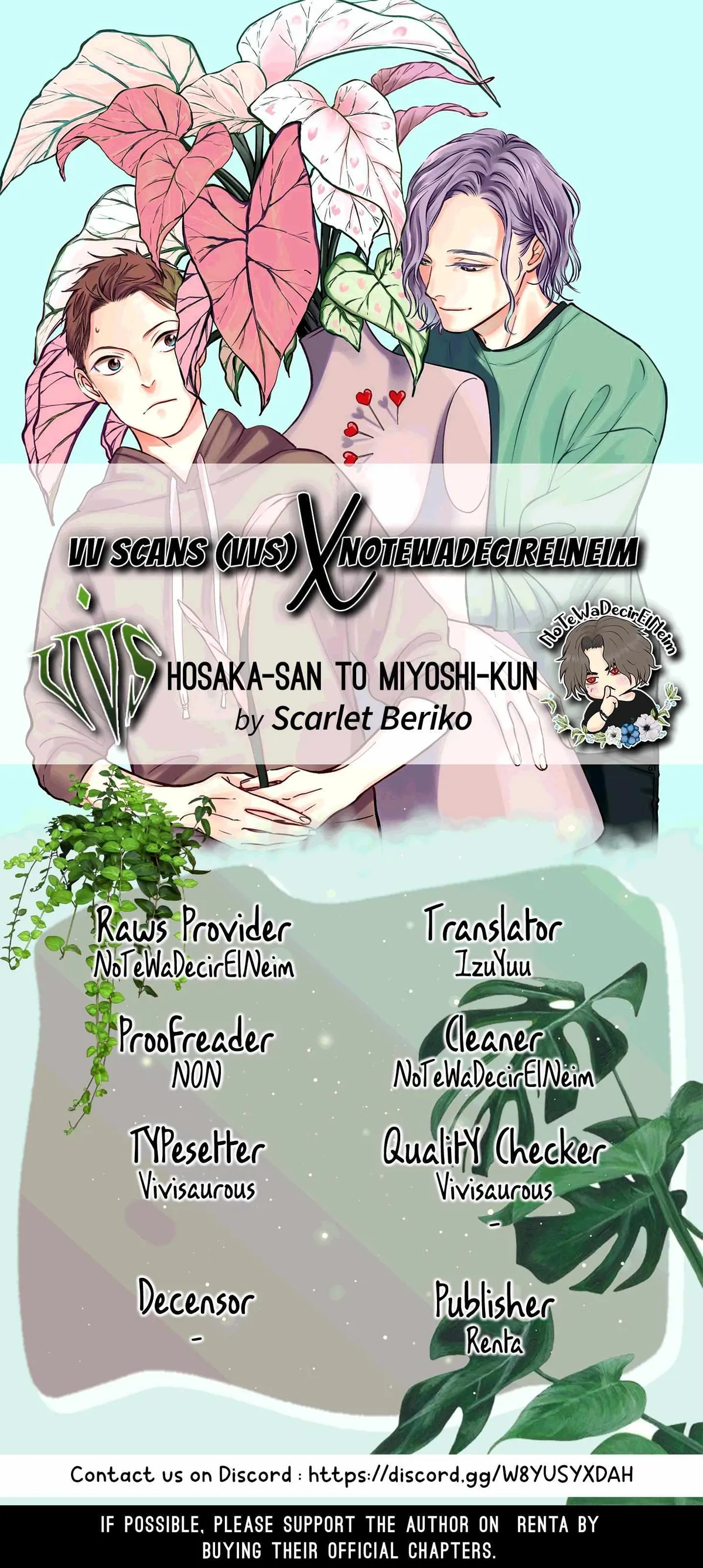 Hosaka-San to Miyoshi-Kun Chapter 9 page 1 - 