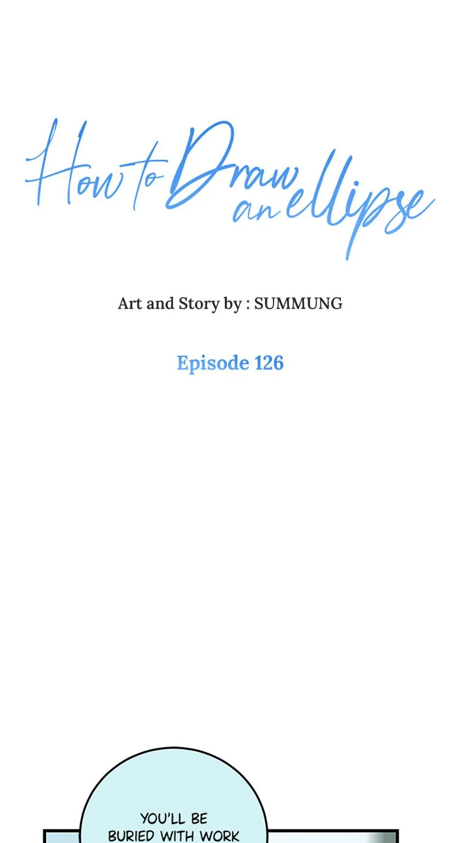 How to Draw an Ellipse Chapter 126 page 1 - 