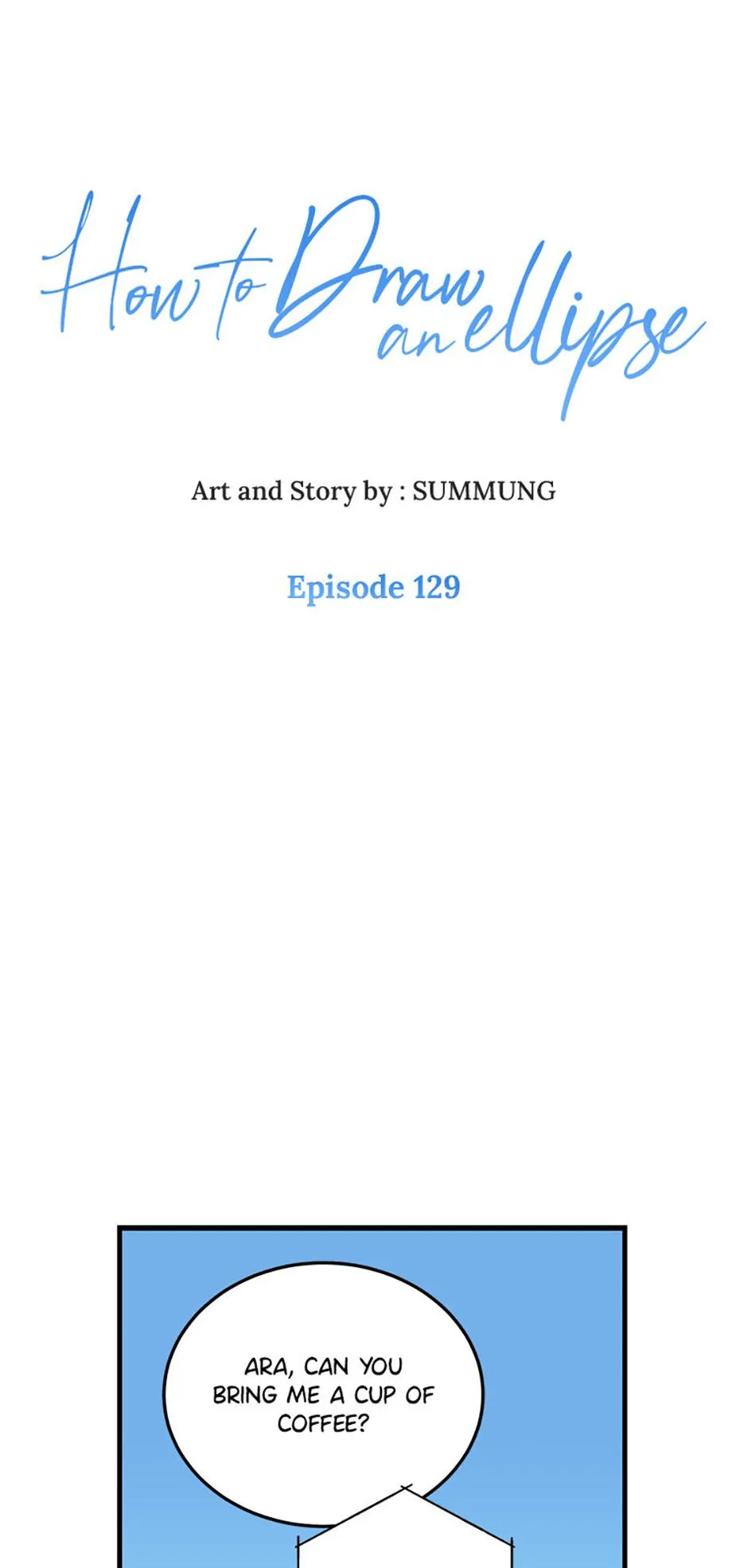 How to Draw an Ellipse Chapter 129 page 1 - 