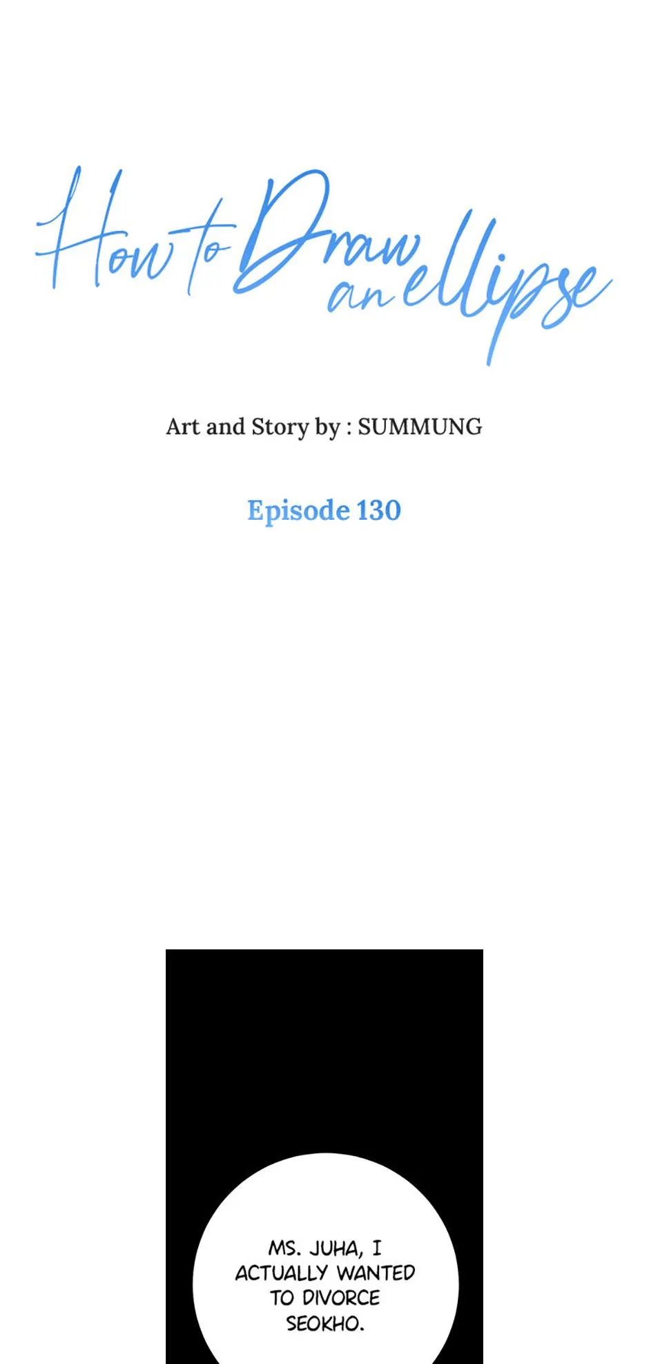 How to Draw an Ellipse Chapter 130 page 1 - 