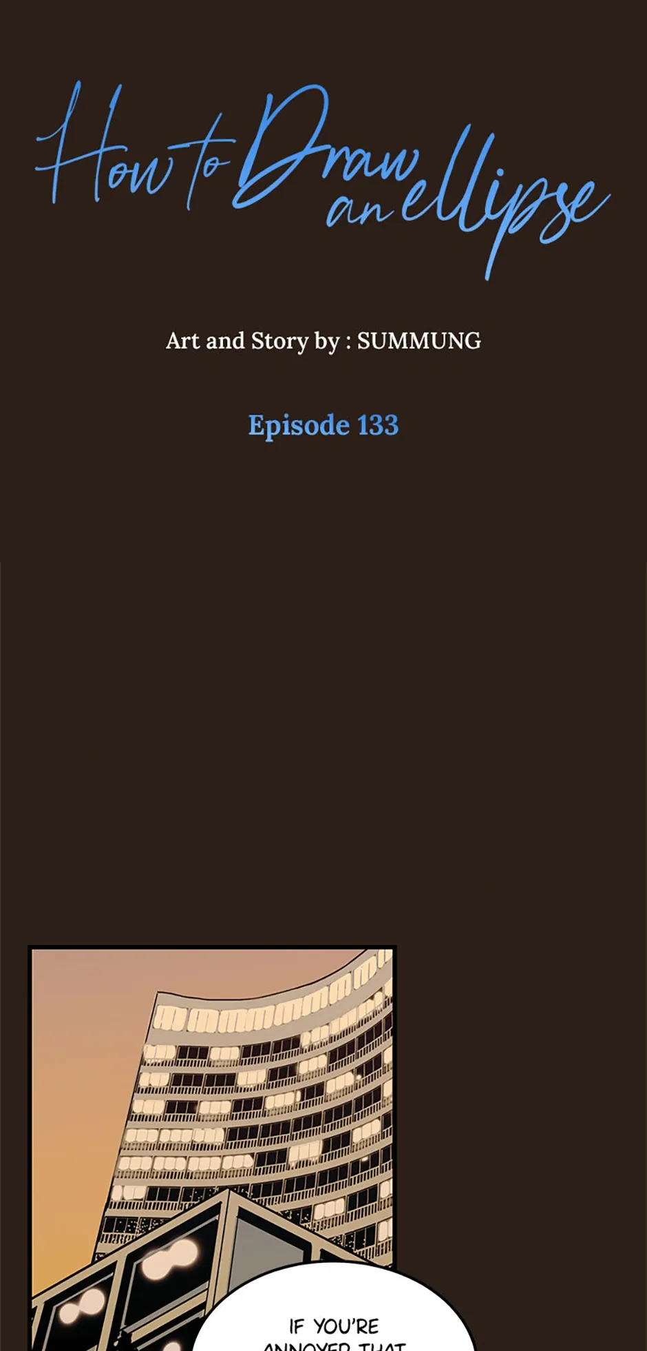 How to Draw an Ellipse Chapter 133 page 1 - 