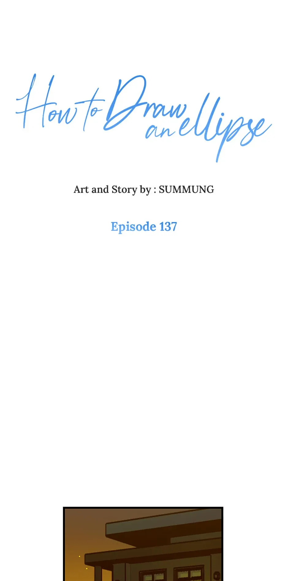 How to Draw an Ellipse Chapter 137 page 1 - 