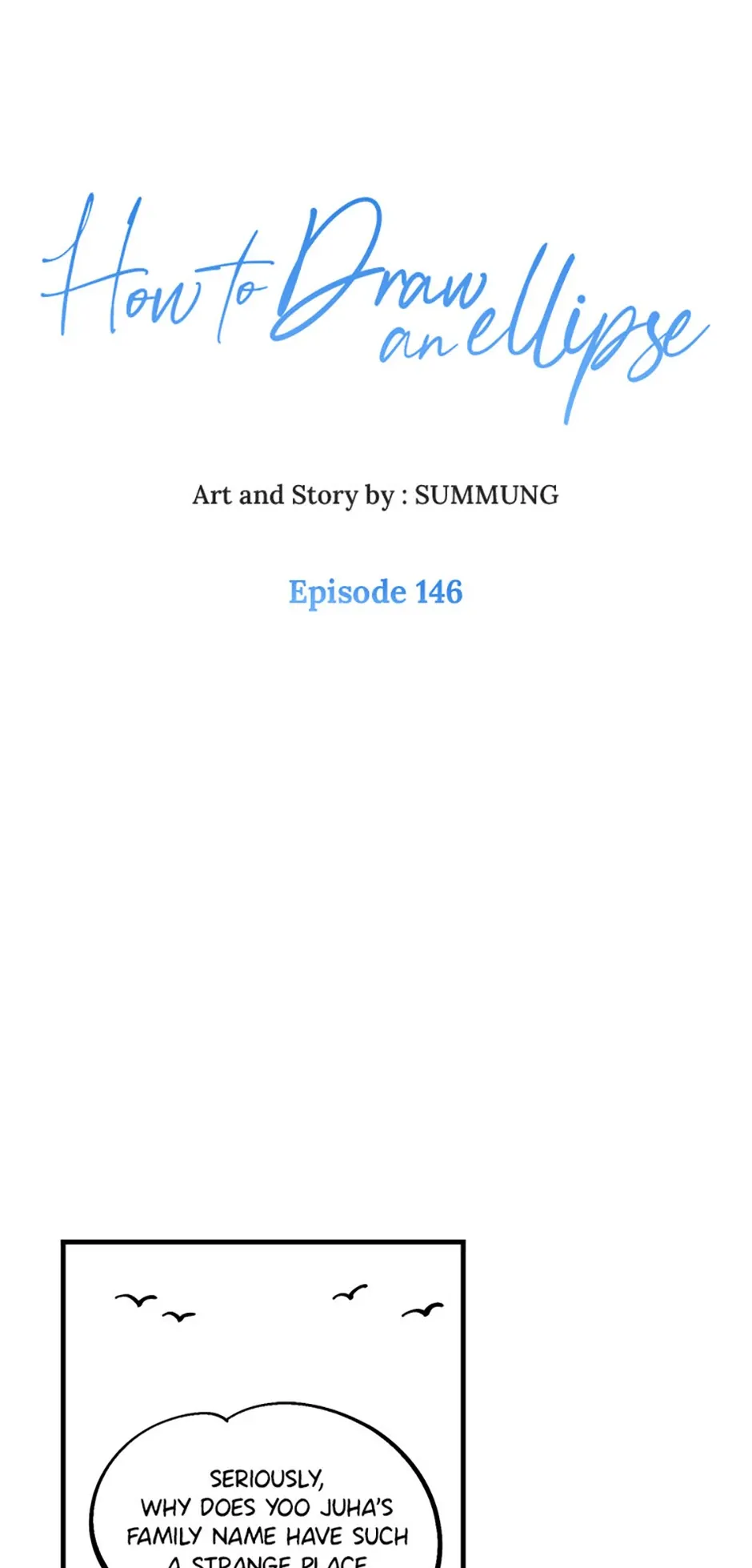 How to Draw an Ellipse Chapter 146 page 1 - 