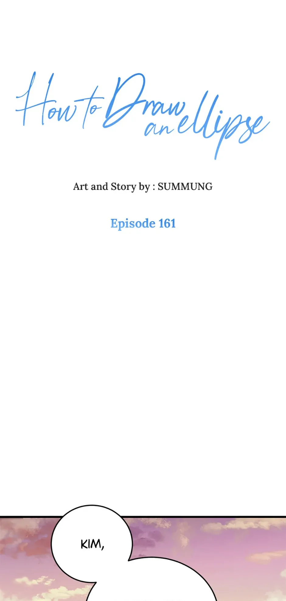 How to Draw an Ellipse Chapter 161 page 1 - 