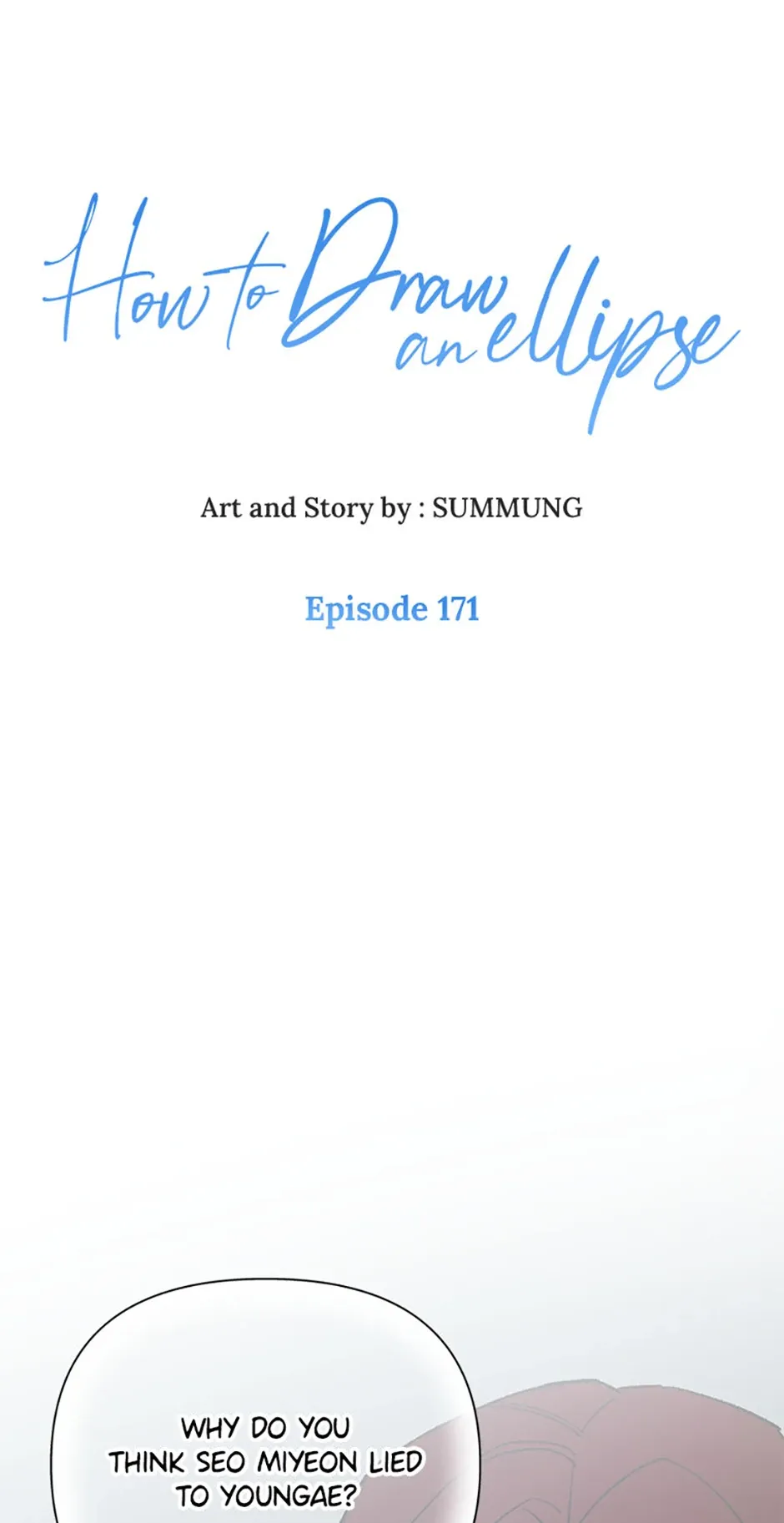 How to Draw an Ellipse Chapter 171 page 1 - 