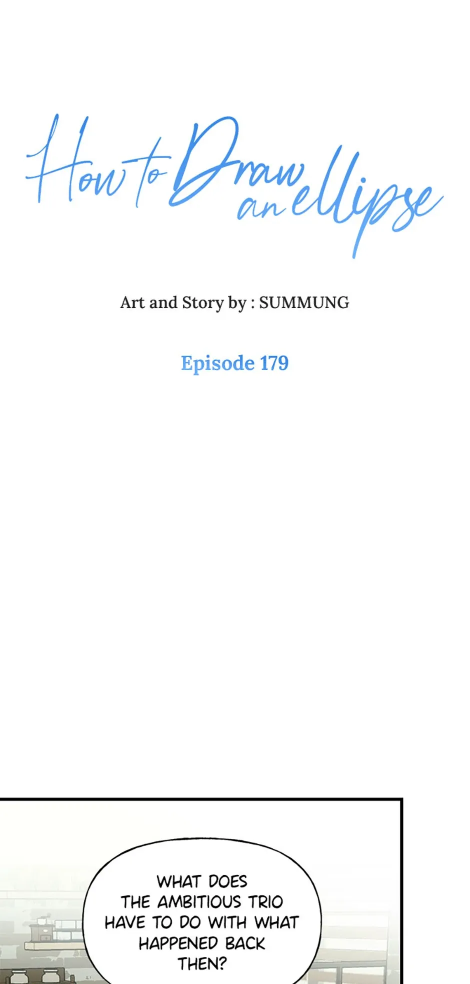 How to Draw an Ellipse Chapter 179 page 1 - 