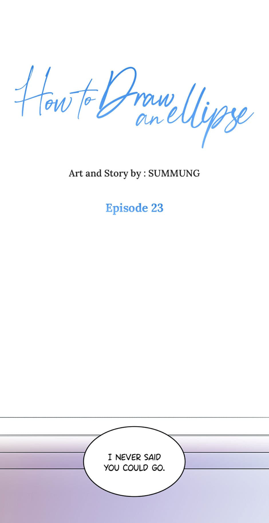 How to Draw an Ellipse Chapter 23 page 1 - 