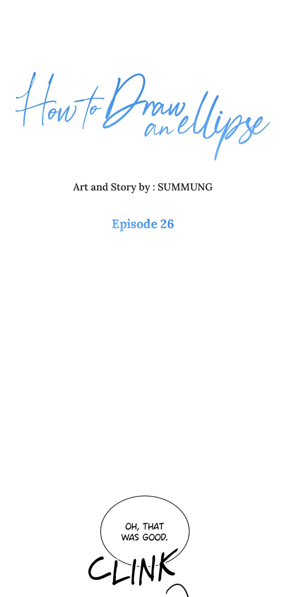 How to Draw an Ellipse Chapter 26 page 1 - 