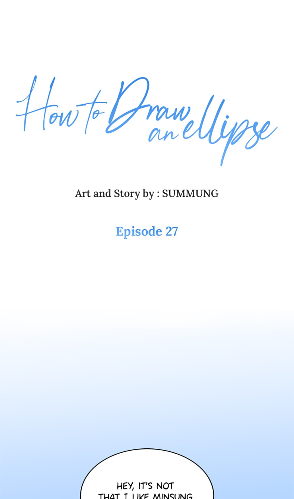 How to Draw an Ellipse Chapter 27 page 1 - 