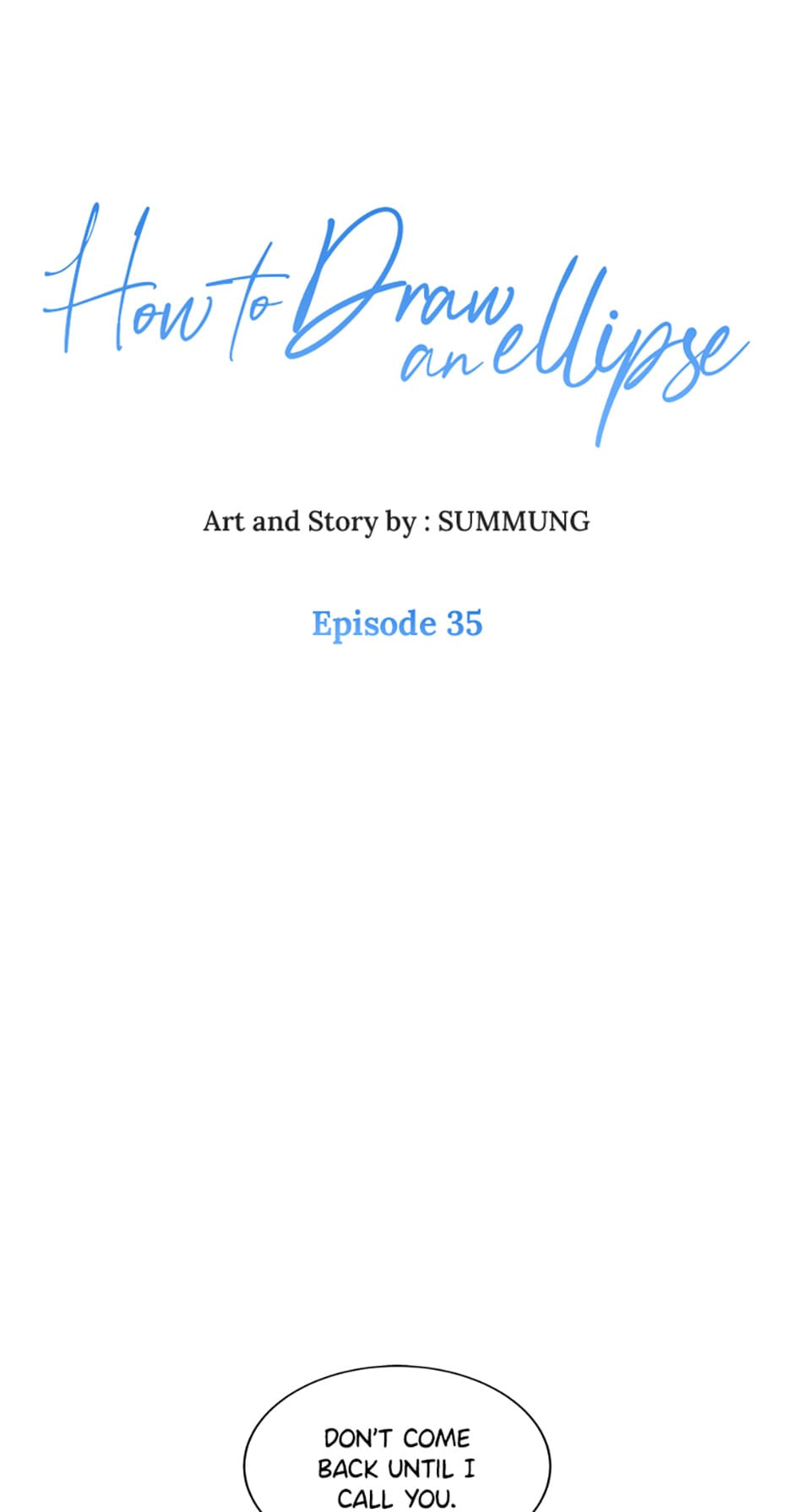 How to Draw an Ellipse Chapter 35 page 1 - 