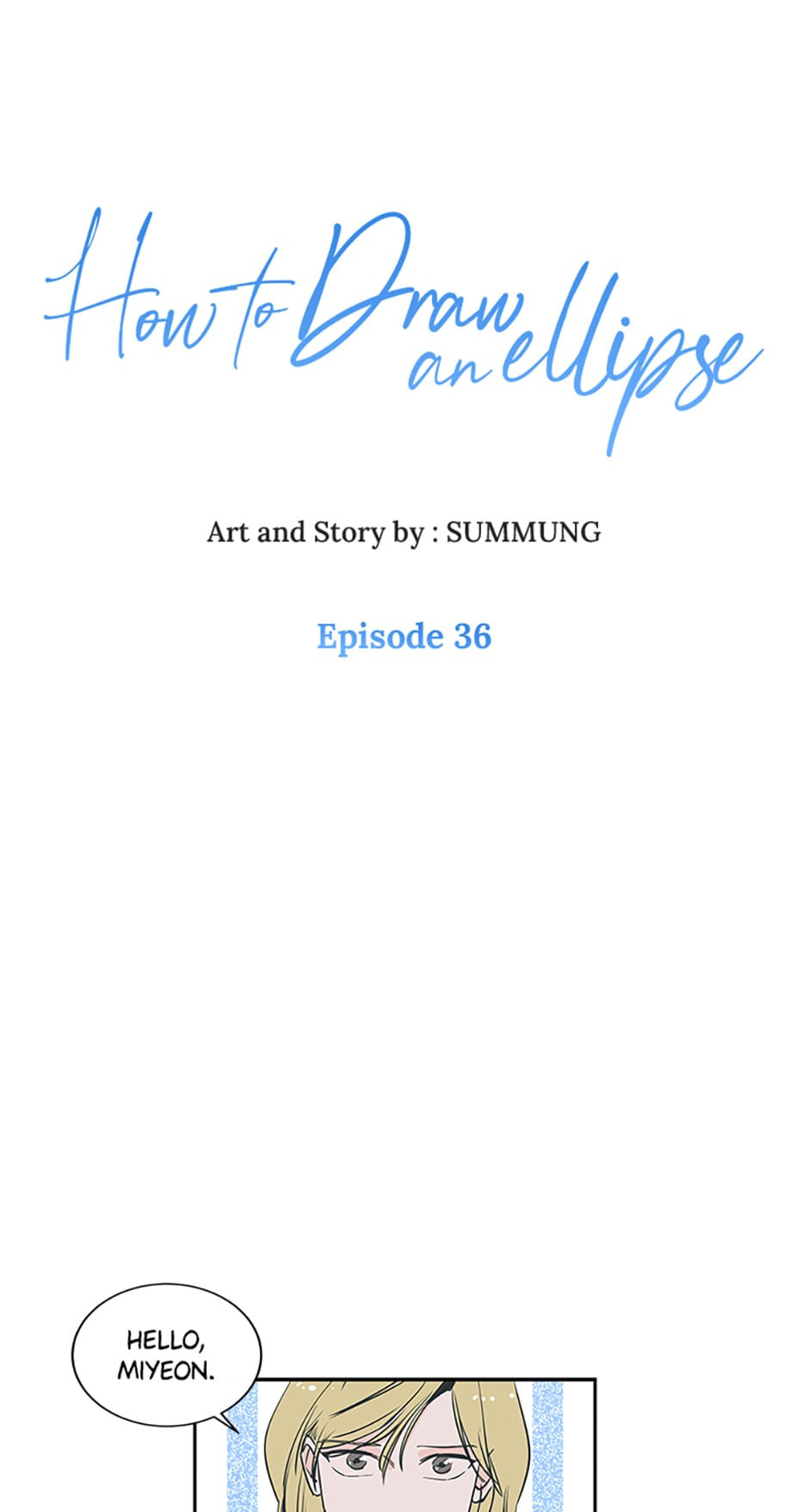 How to Draw an Ellipse Chapter 36 page 1 - 