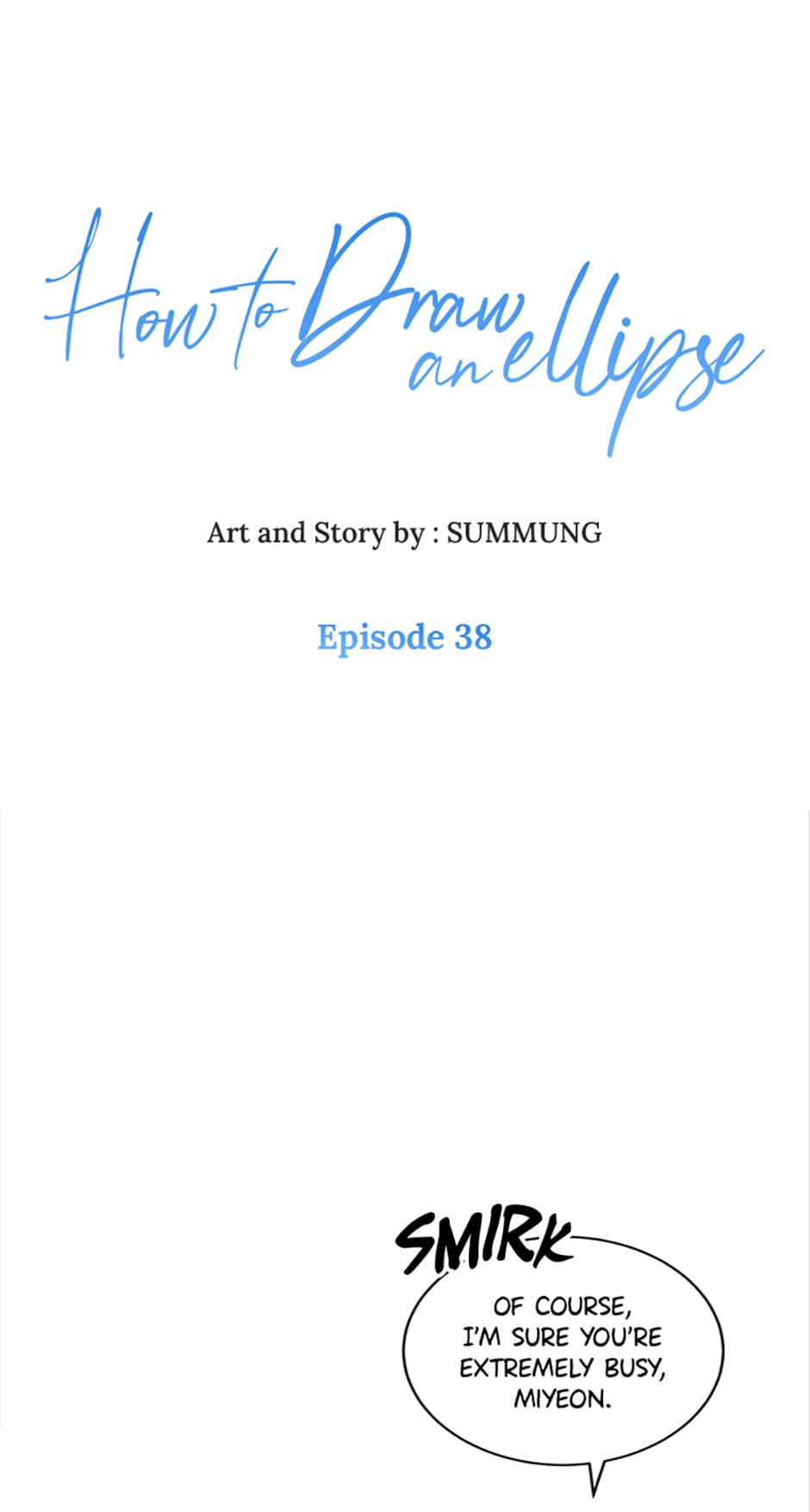 How to Draw an Ellipse Chapter 38 page 1 - 