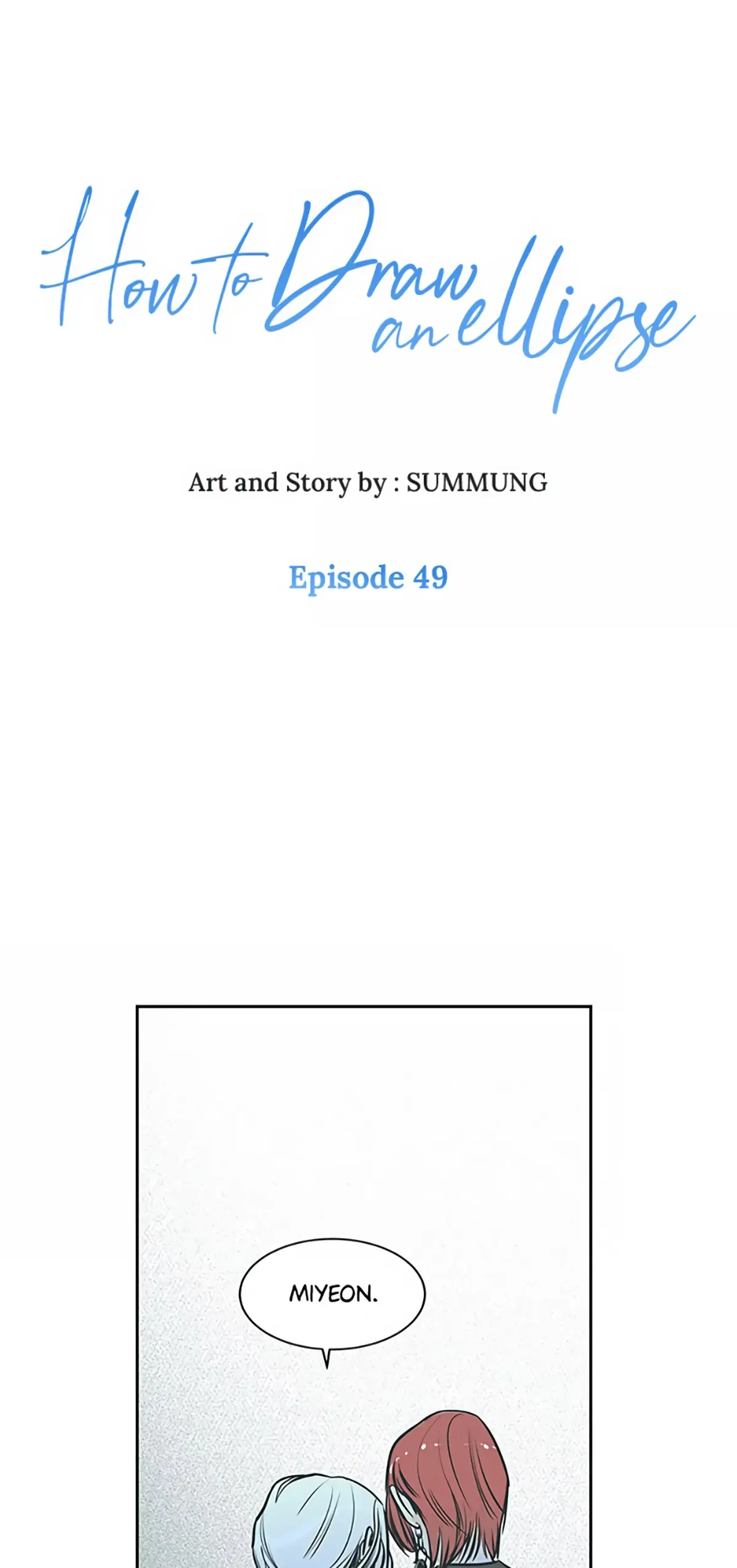How to Draw an Ellipse Chapter 49 page 1 - 