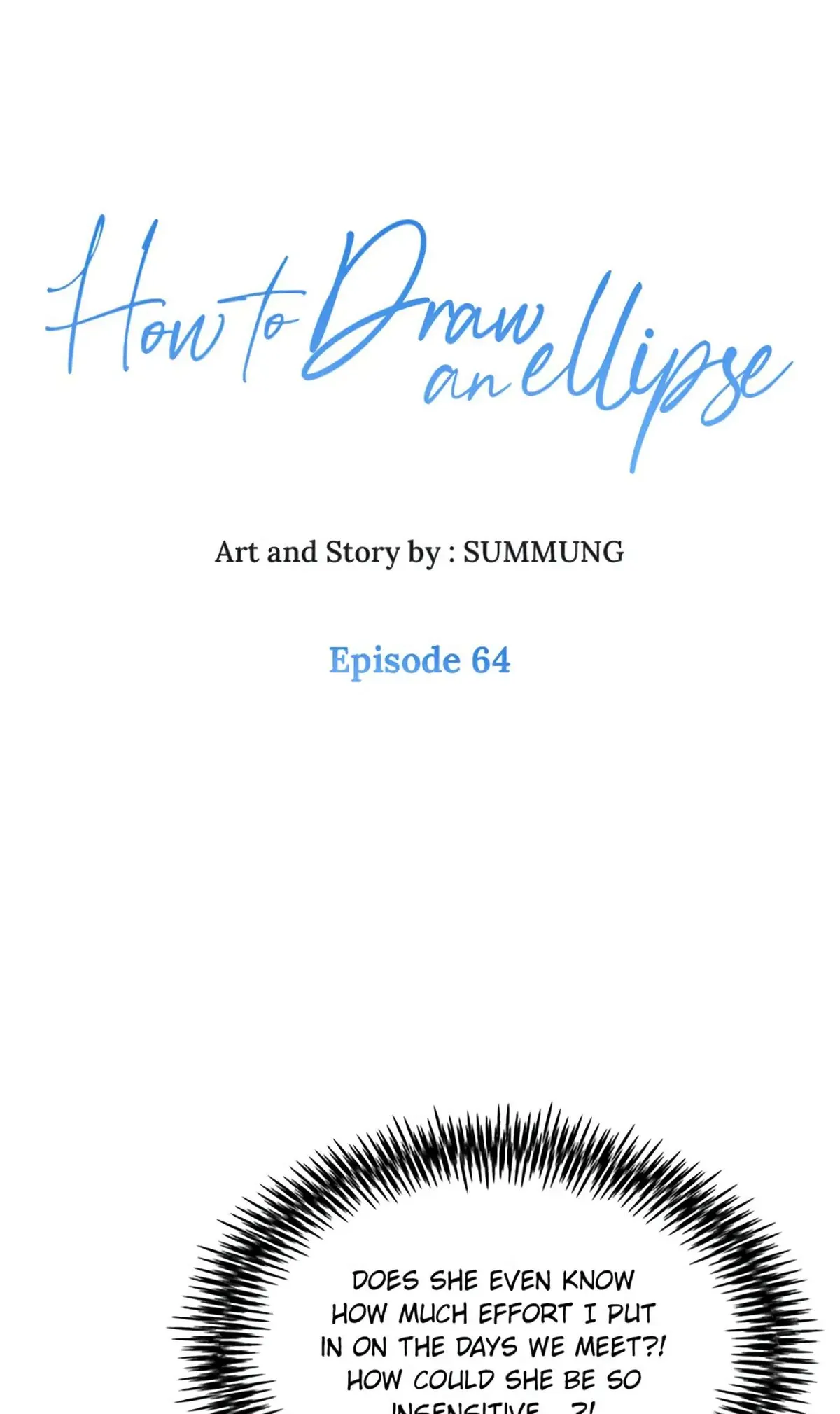 How to Draw an Ellipse Chapter 64 page 1 - 