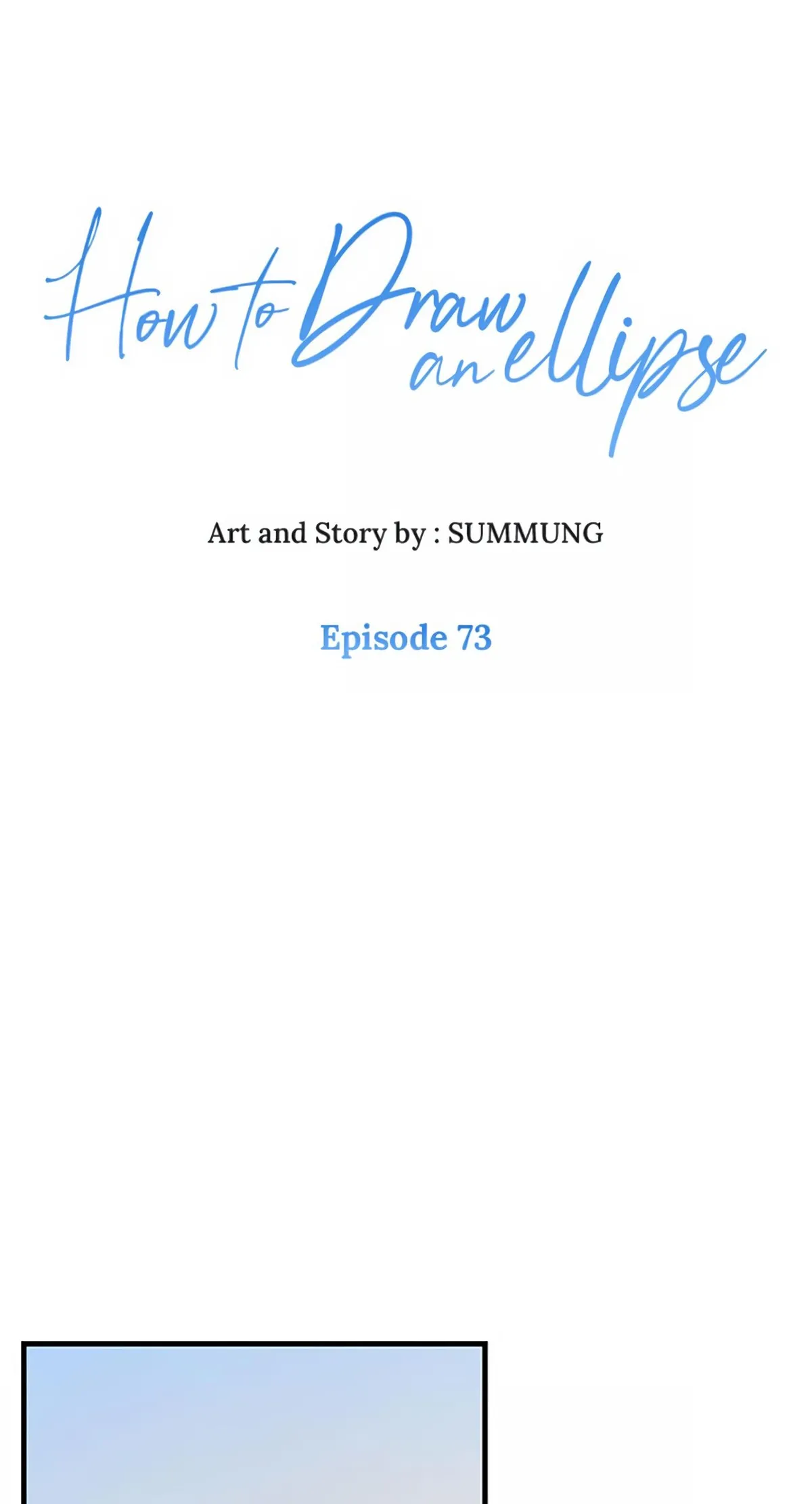 How to Draw an Ellipse Chapter 73 page 1 - 