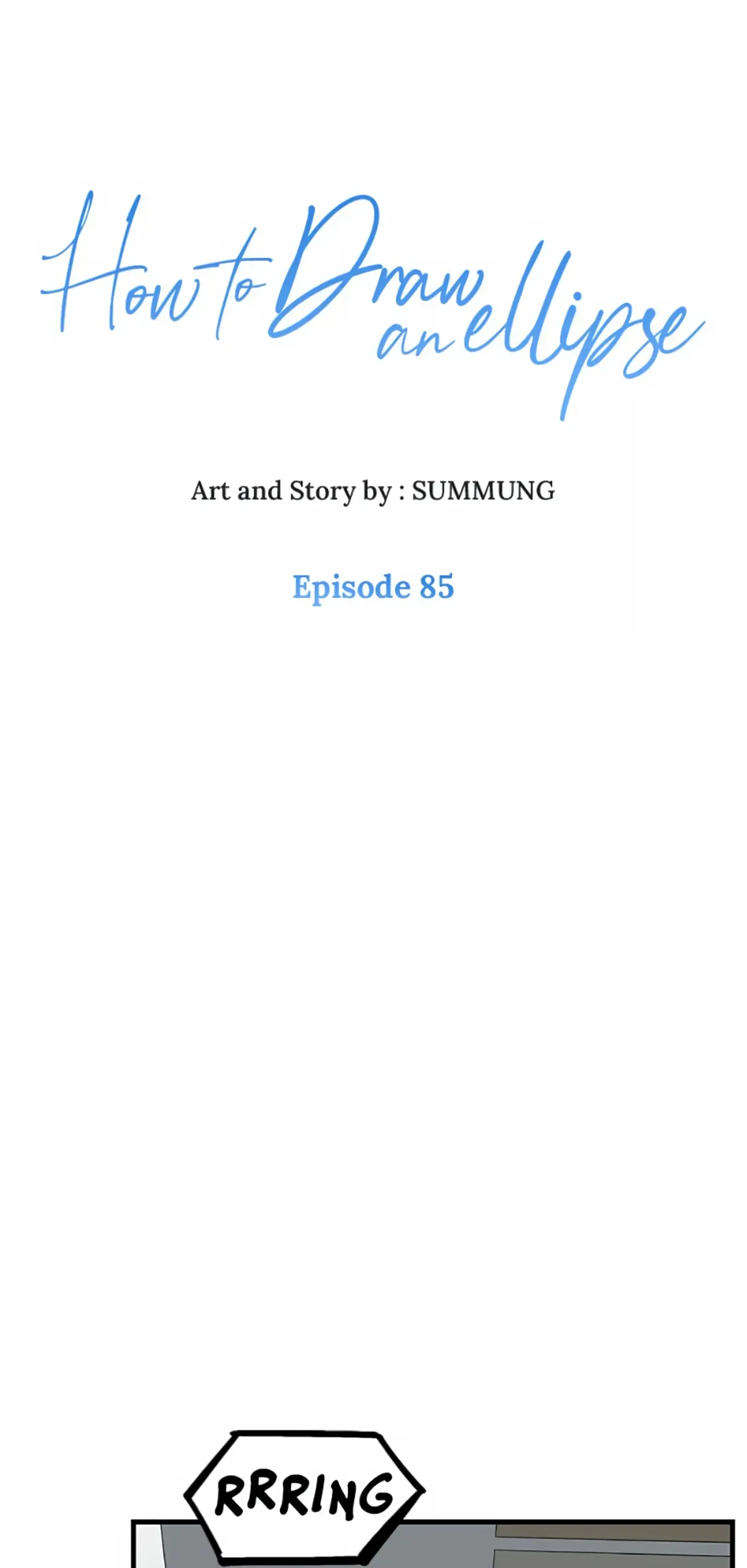 How to Draw an Ellipse Chapter 85 page 1 - 