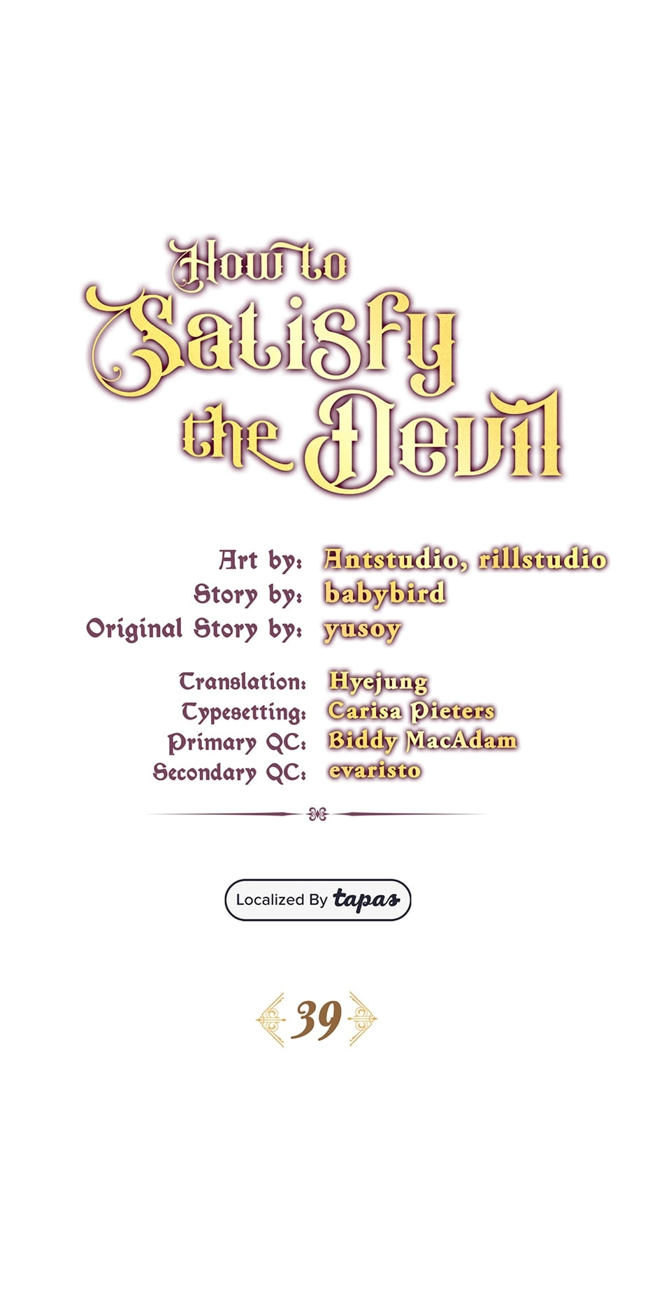 How to Satisfy the Devil Chapter 39 page 11 - 