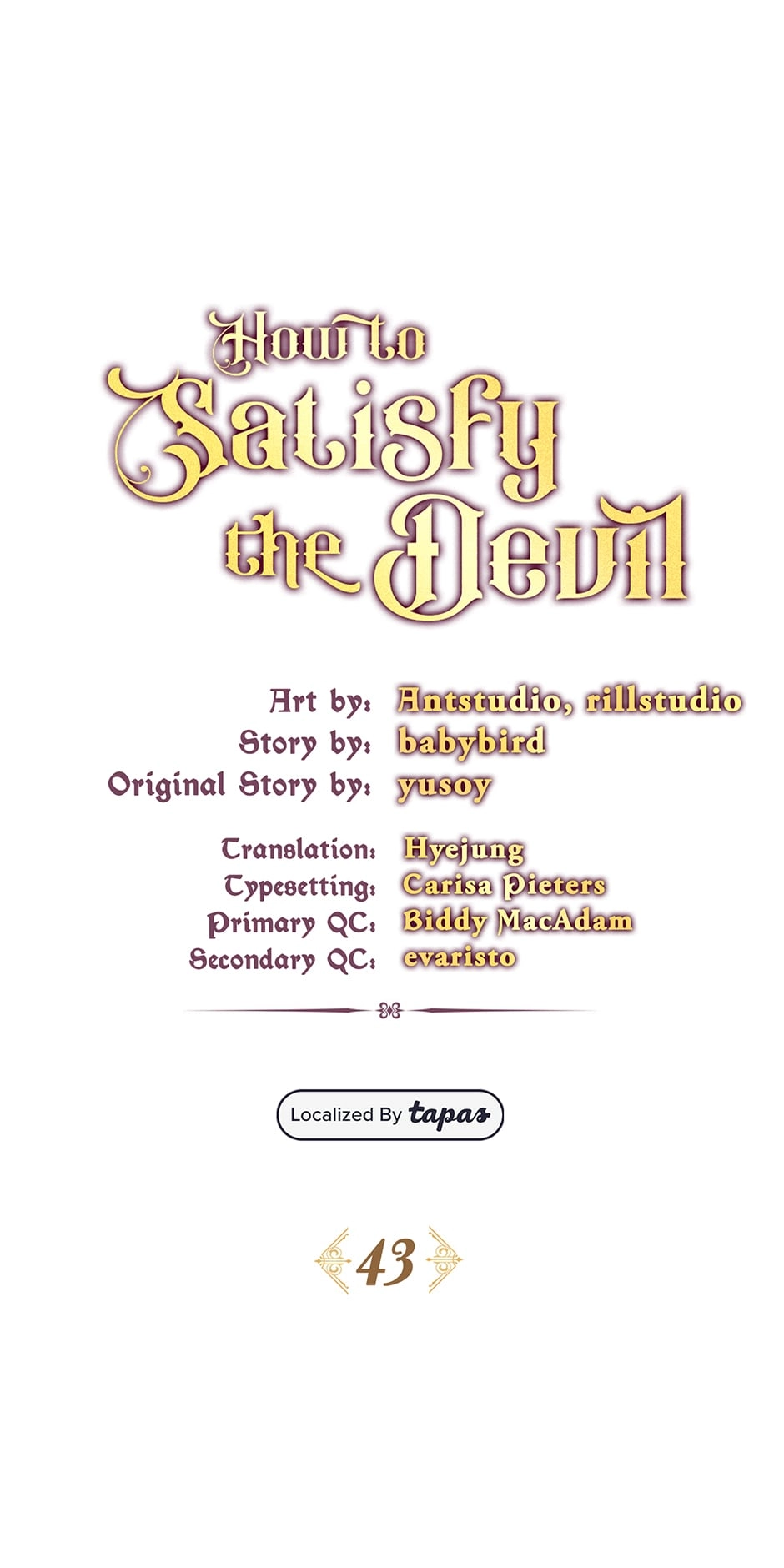 How to Satisfy the Devil Chapter 43 page 12 - 