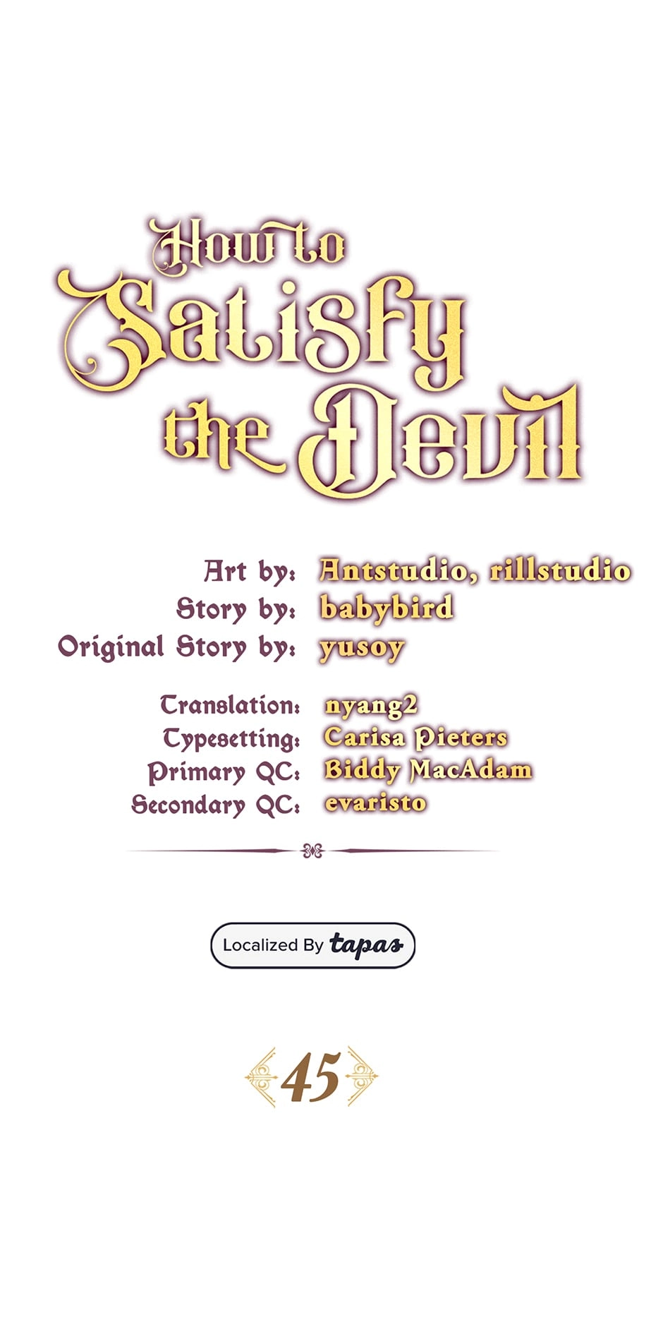 How to Satisfy the Devil Chapter 45 page 15 - 