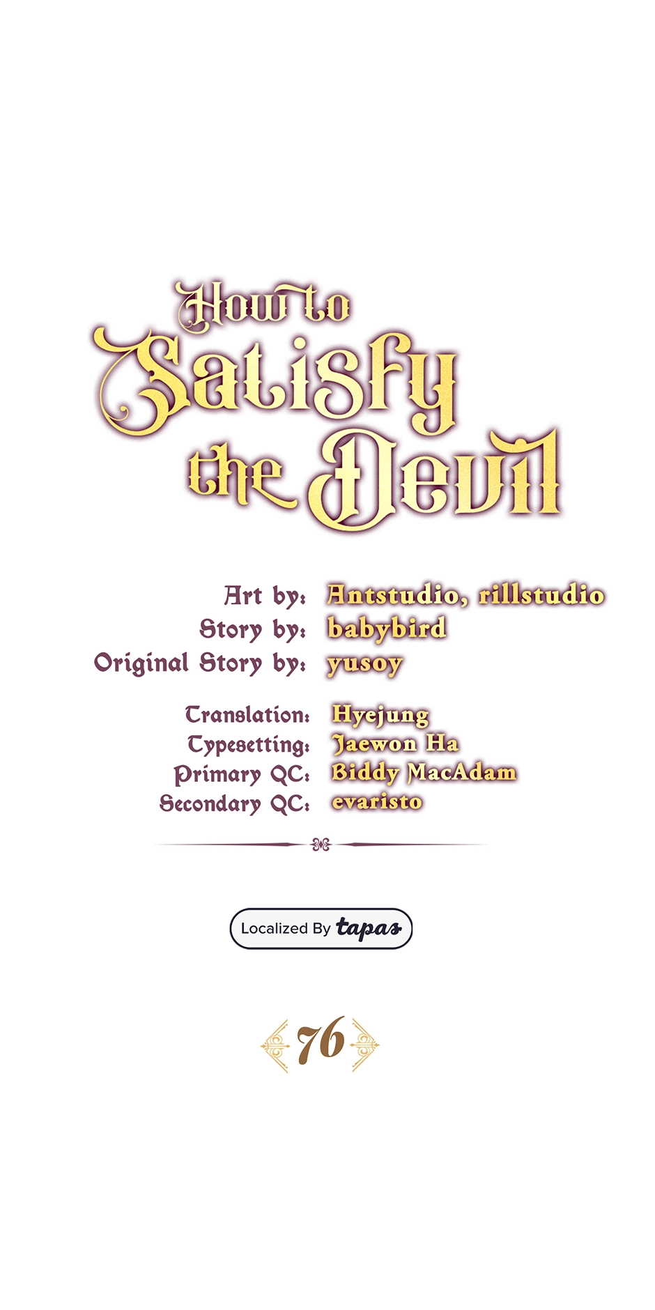 How to Satisfy the Devil Chapter 76 page 29 - 