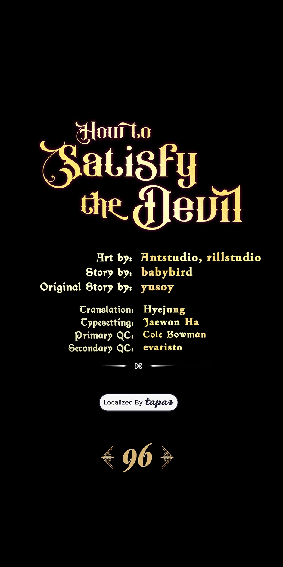 How to Satisfy the Devil Chapter 96 page 1 - 